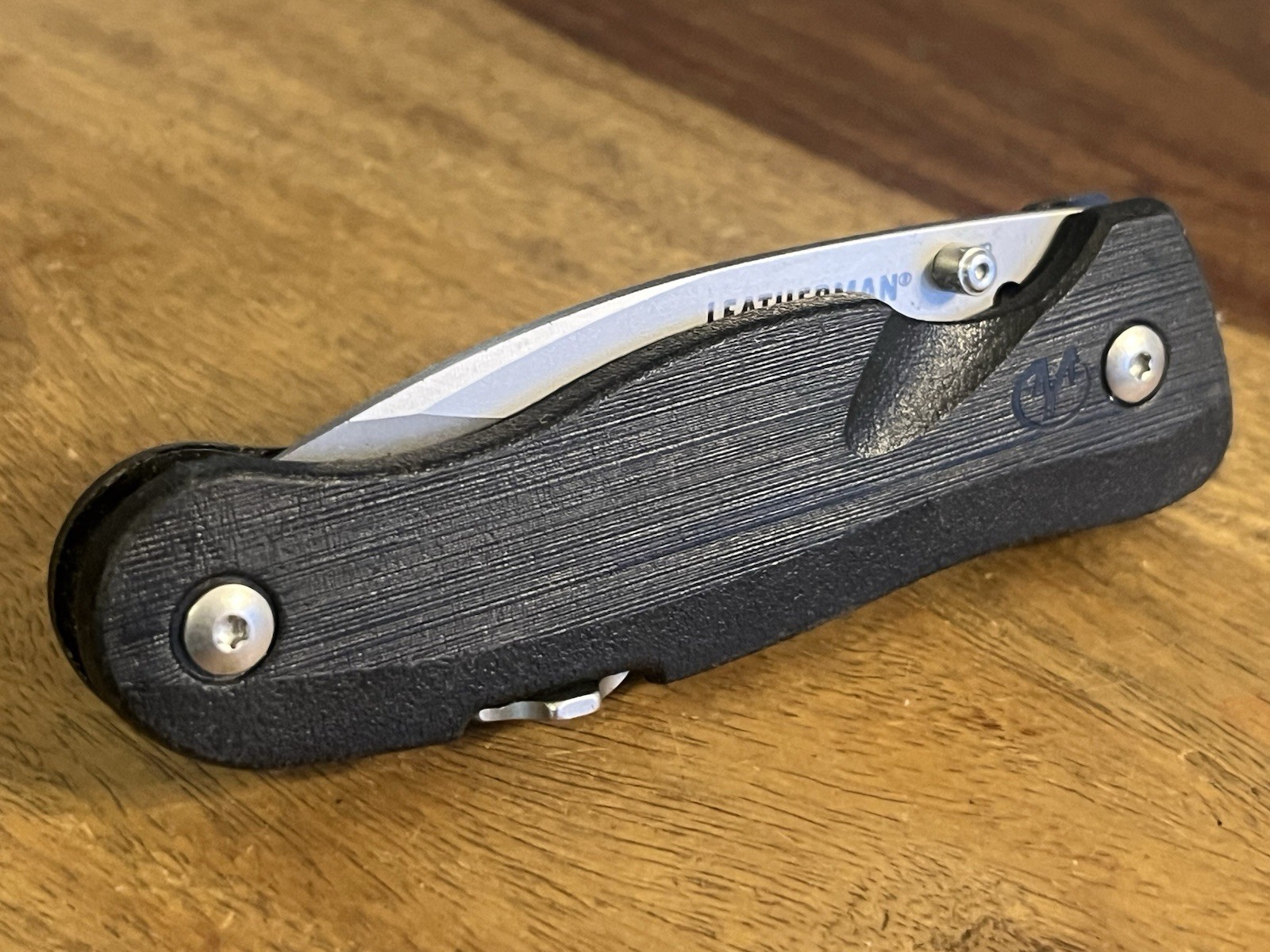 RETIRED Leatherman Crater c33 Knife Plain Carabiner Clip Opener SUPER NICE