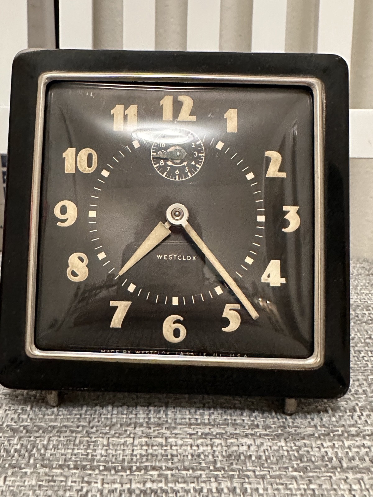VTG 1940's Westclox SPUR Style 1 Alarm Clock * Luminous * Original * WORKING VTG 1940's Westclox SPUR Style 1 Alarm Clock * Luminous * Original * WORKING