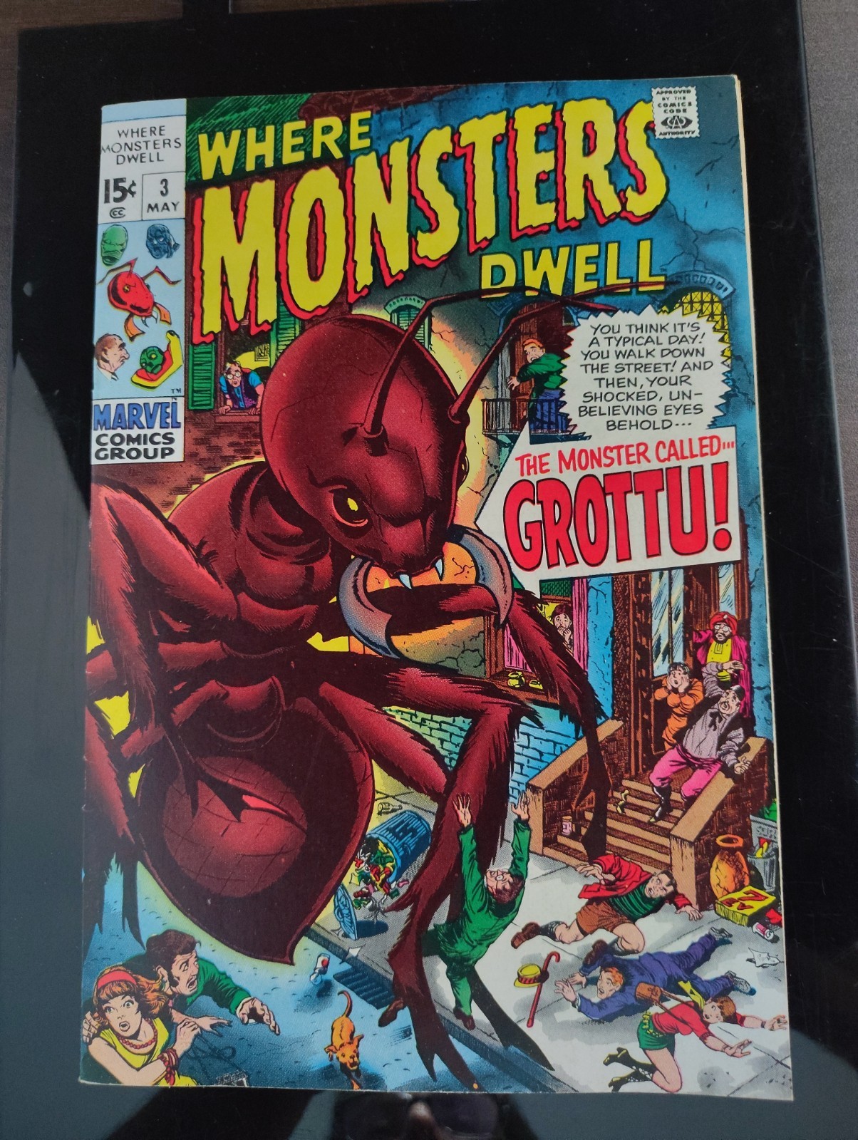 WHERE MONSTERS DWELL #3 🧟NM STUNNING COPY(B14) RARE 1970 WHERE MONSTERS DWELL #3 🧟NM STUNNING COPY(B14) RARE 1970