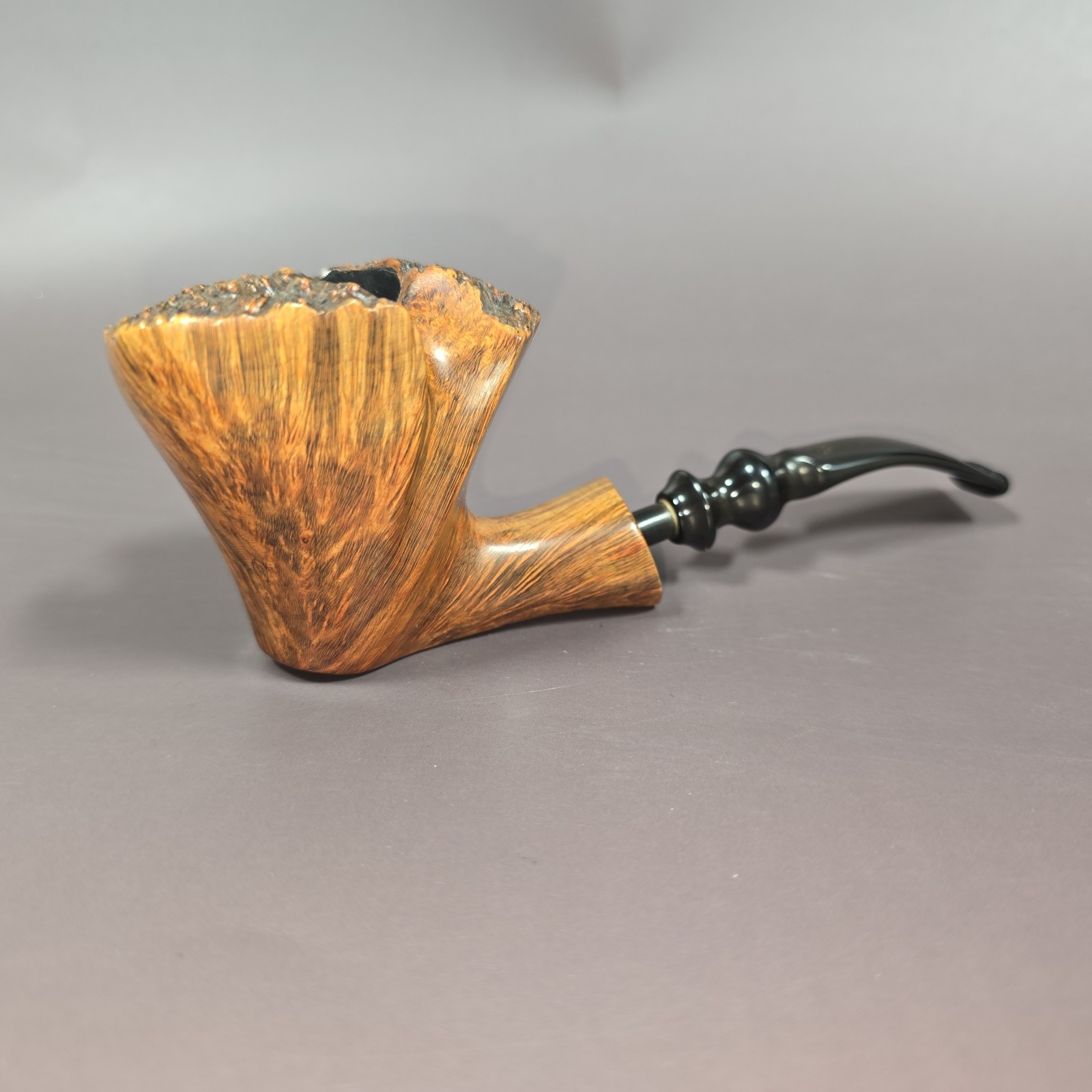 Ben Wade Freehand Matt Smooth Estate Briar Pipe, Stem Patches