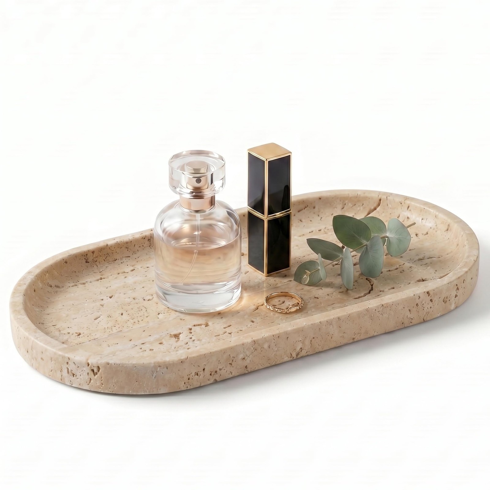 YKAJO Yellow Travertine Oval Marble Tray, 9.8x4.7 Vanity Perfume Organizer | ... YKAJO Yellow Travertine Oval Marble Tray, 9.8x4.7 Vanity Perfume Organizer | ...