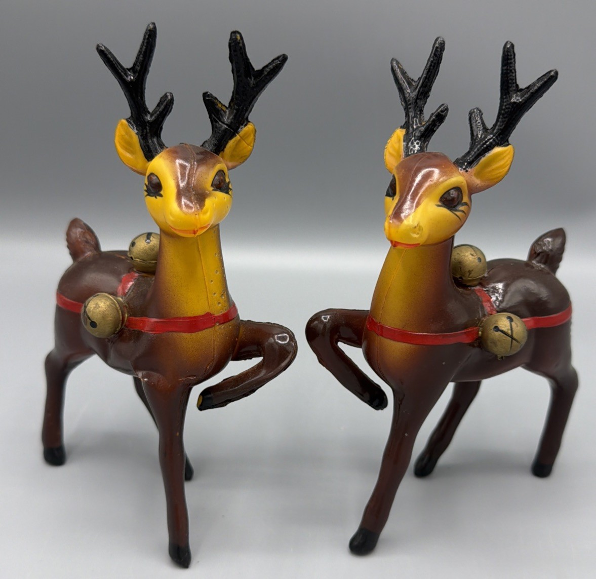 1950s/60s Christmas Reindeer Soft Plastic Japan 1950s/60s Christmas Reindeer Soft Plastic Japan