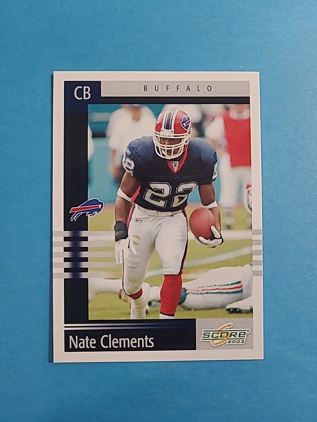 NATE CLEMENTS 2003 SCORE FOOTBALL CARD # 12 H7867 NATE CLEMENTS 2003 SCORE FOOTBALL CARD # 12 H7867