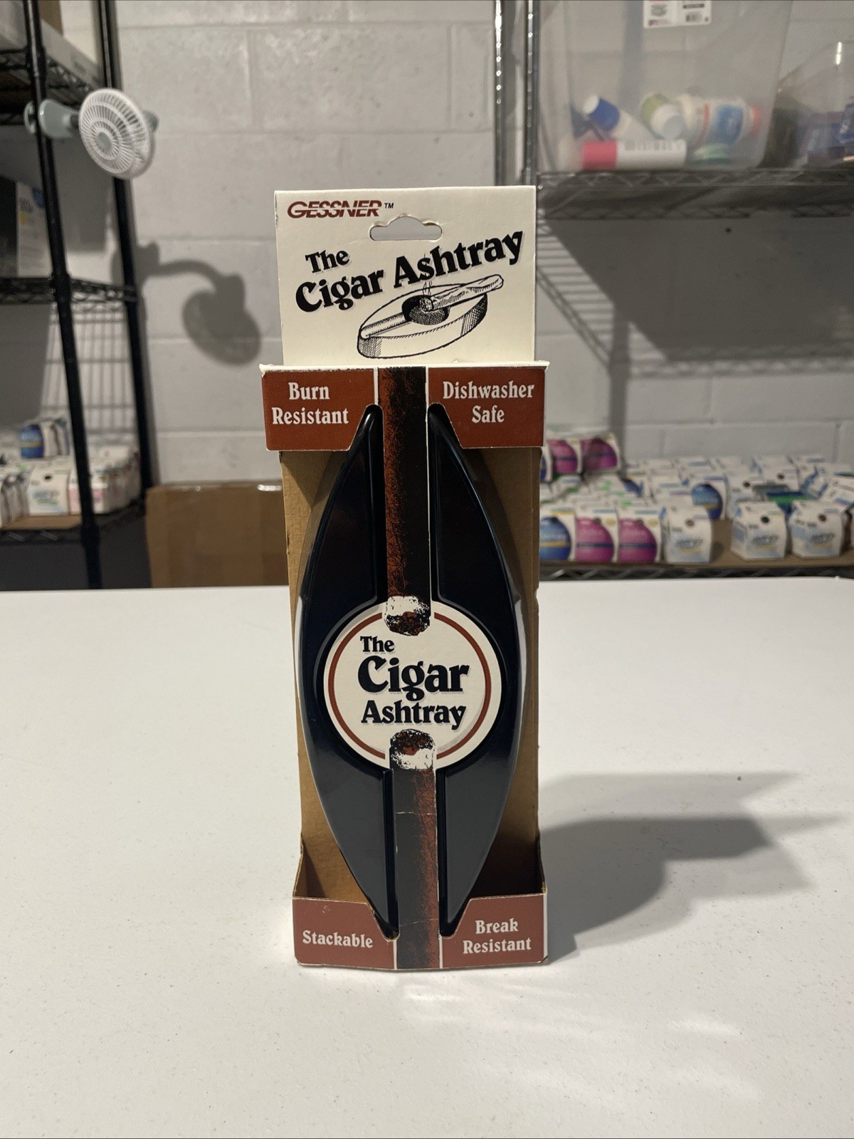 The Cigar Ashtray -Vintage made in the USA- Burn Resistant - Gessner Products The Cigar Ashtray -Vintage made in the USA- Burn Resistant - Gessner Products