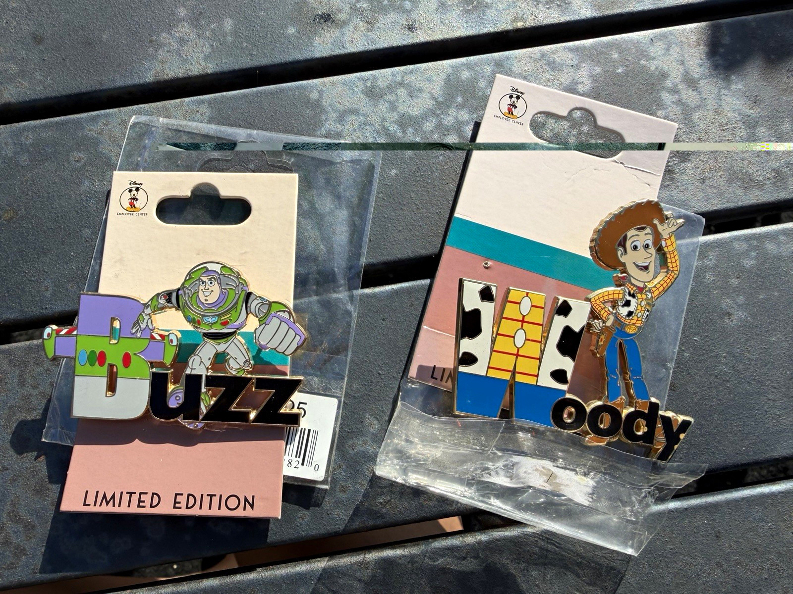 Disney Toy Story Buzz + Woody Limited Edition Pin Set Employee Center Disney Toy Story Buzz + Woody Limited Edition Pin Set Employee Center