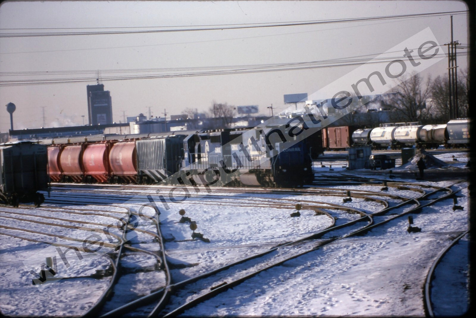 Original Slide Conrail CR 6822 GE SD50 Proviso ILL 11-1994 (E9) Original Slide Conrail CR 6822 GE SD50 Proviso ILL 11-1994 (E9)