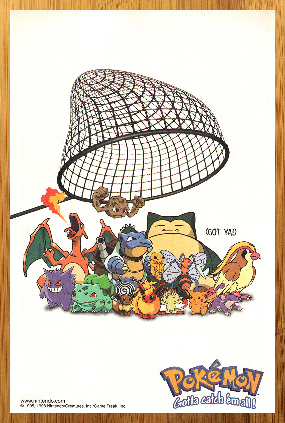 1998 Pokemon Red Blue Game Boy Color Print Ad/Poster Authentic Official Pop Art 1998 Pokemon Red Blue Game Boy Color Print Ad/Poster Authentic Official Pop Art