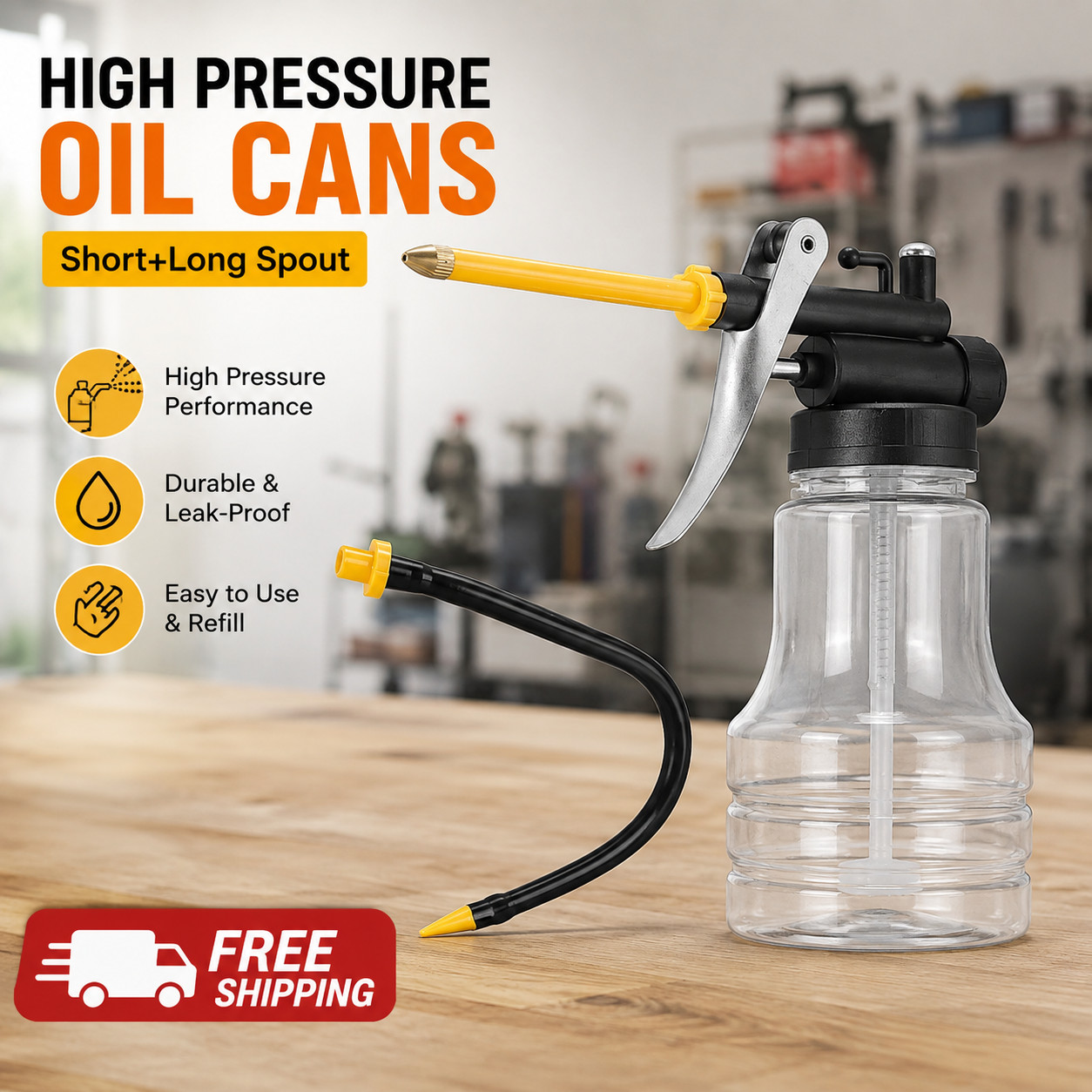 250ml High Pressure Oil Can Pump Lubrication Oiler Bottle Extended Hose Tool 250ml High Pressure Oil Can Pump Lubrication Oiler Bottle Extended Hose Tool