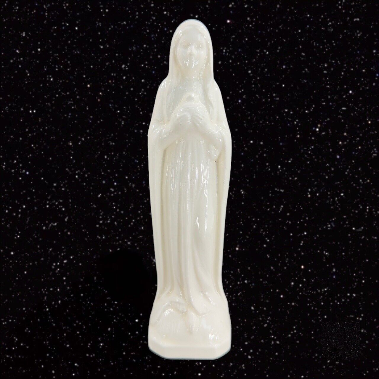 Vintage Sanmyro Japan Porcelain Virgin Mary Madonna Religious Figurine Ceramic