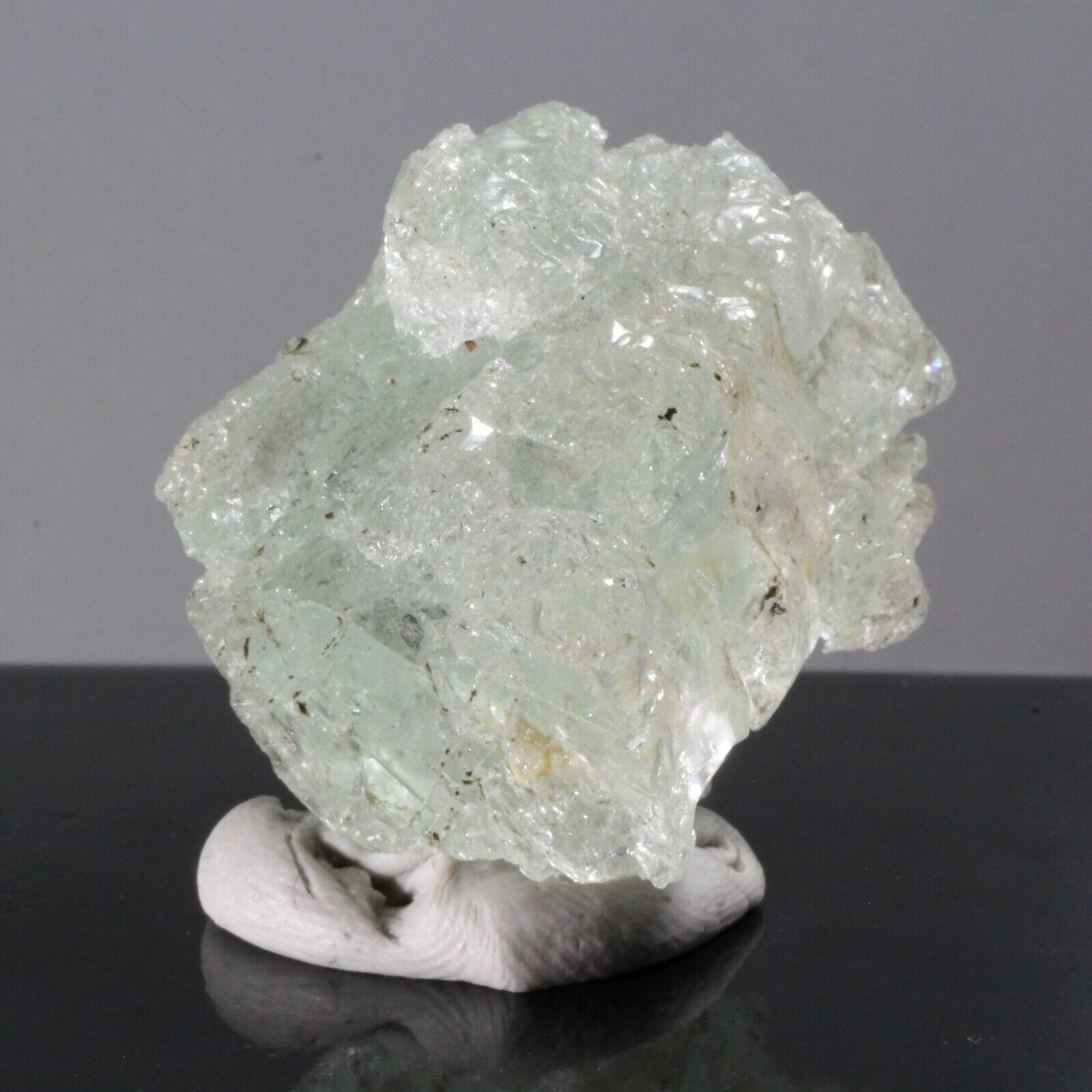 183.4ct Etched Aquamarine Crystal Brazil Gem Mineral Blue Beryl Clear C710