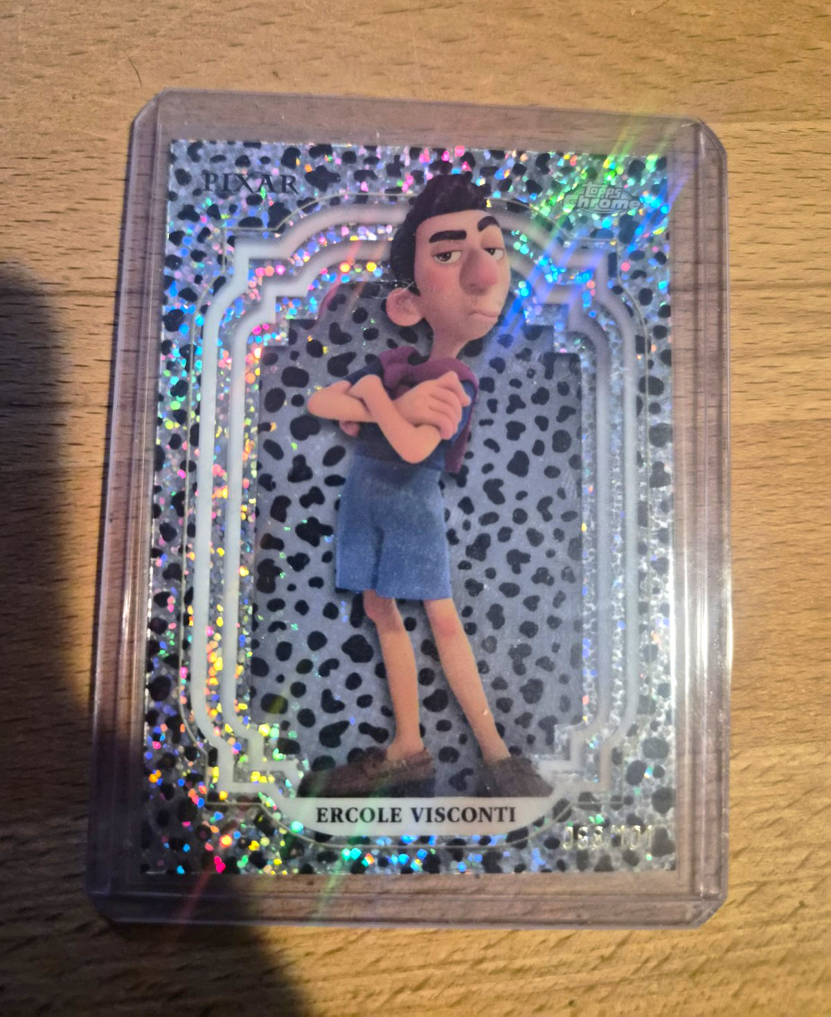 Topps 2024 Topps Chrome Disney Pixar Luca Ercole Visconti #181 Speckle /101 Topps 2024 Topps Chrome Disney Pixar Luca Ercole Visconti #181 Speckle /101