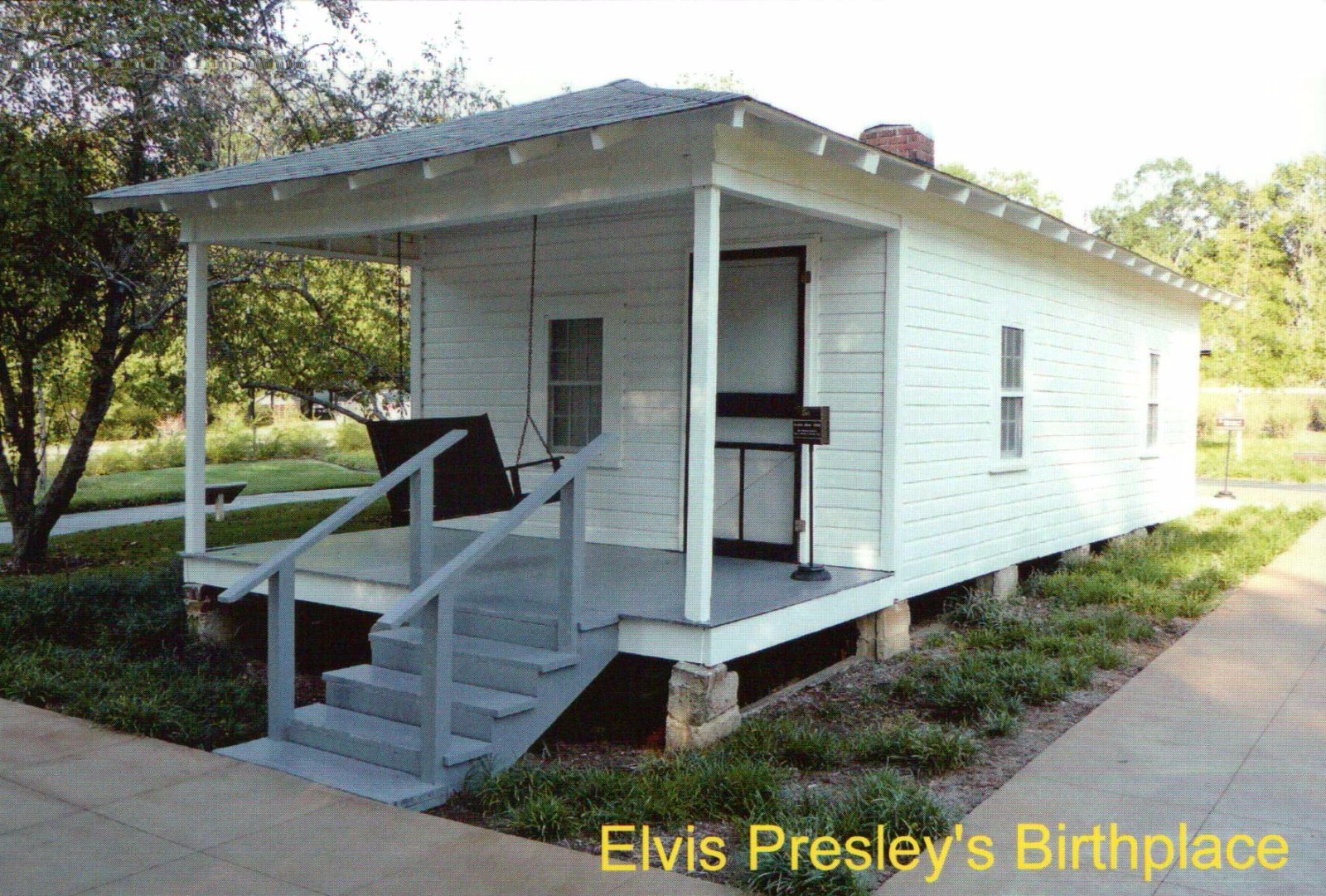 Elvis Presley Birthplace, Tupelo Mississippi, Born 1/8/1935 --- Modern Postcard Elvis Presley Birthplace, Tupelo Mississippi, Born 1/8/1935 --- Modern Postcard