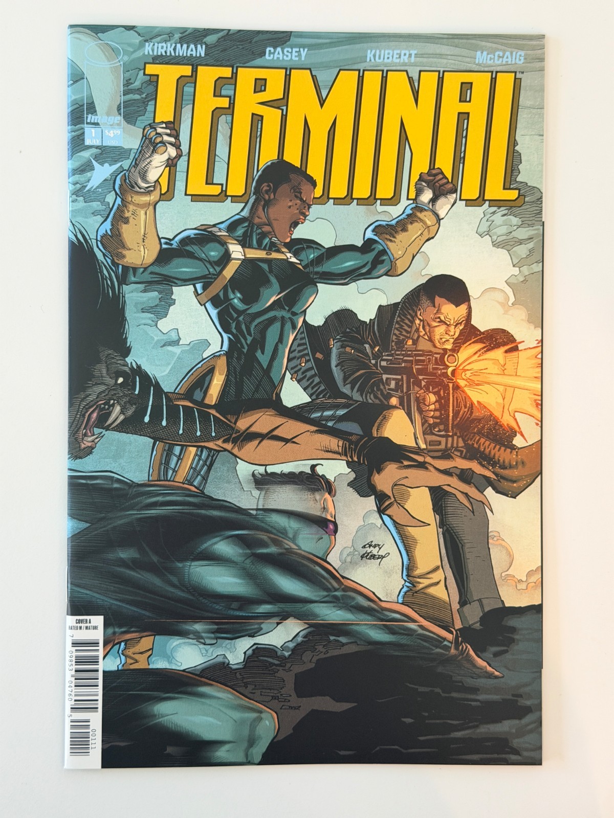 Terminal #1 Cover A Andy Kubert Dave McCaig Connecting Wraparound Cover NM+ Terminal #1 Cover A Andy Kubert Dave McCaig Connecting Wraparound Cover NM+