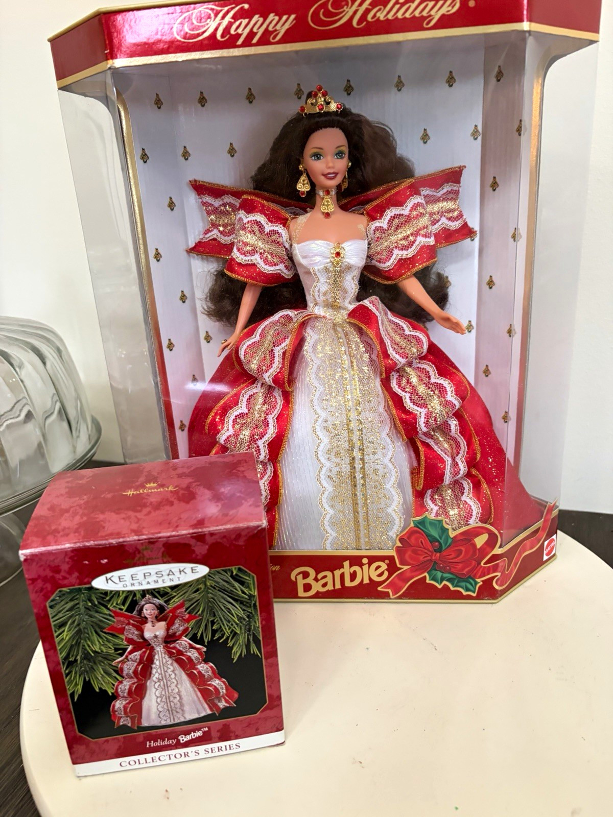 Hallmark Keepsake Barbie Christmas Ornament Handcrafted Dated 1997 Hallmark Keepsake Barbie Christmas Ornament Handcrafted Dated 1997
