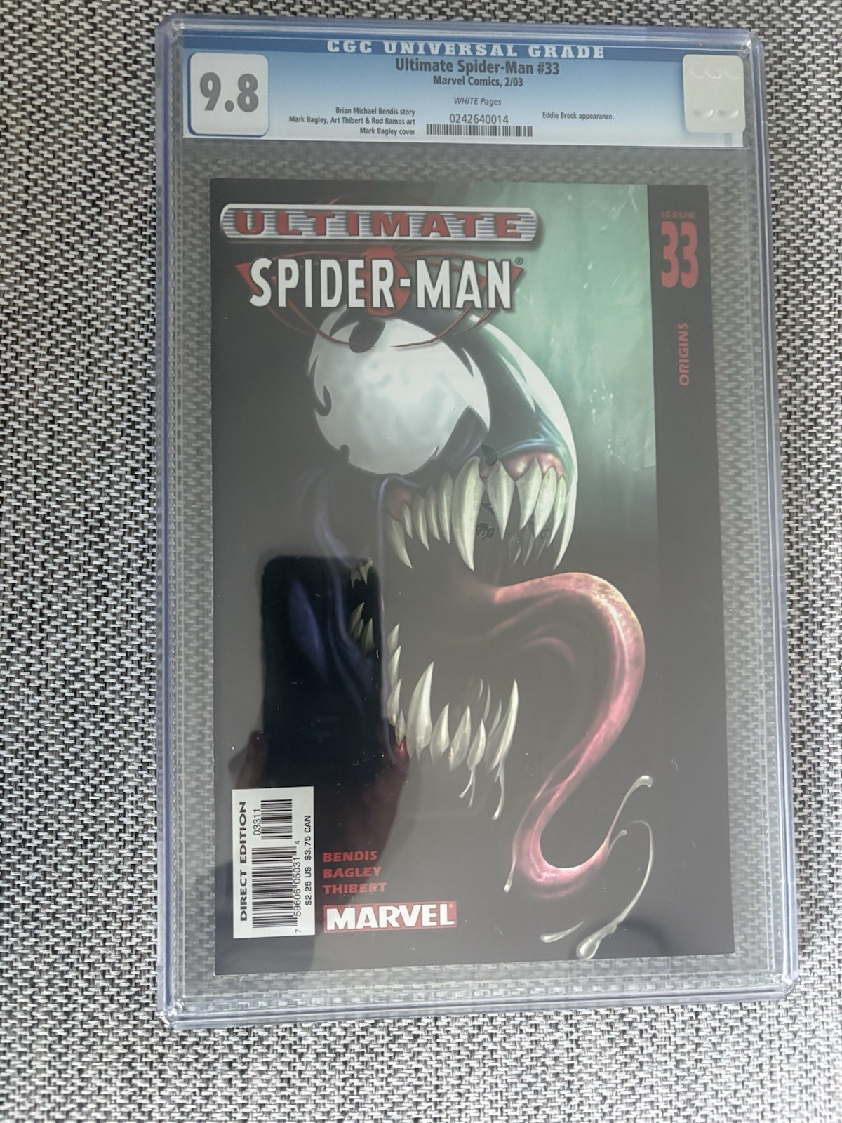 Ultimate Spider-Man #33 CGC 9.8 Venom Marvel Comics