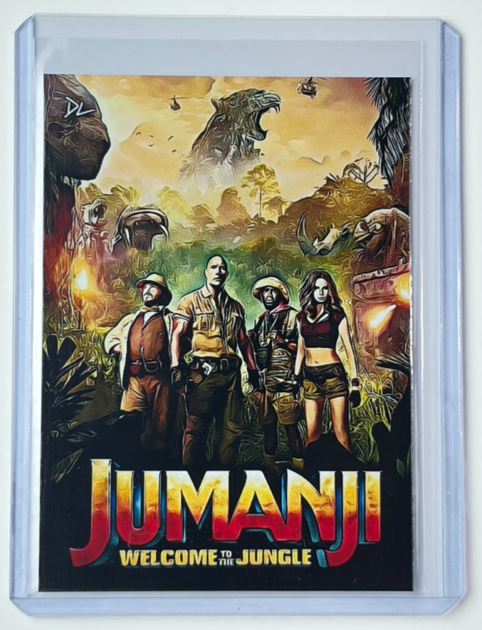 Jumanji Limited Edition Artist Signed "Welcome To The Jungle" Trading Card 2/10 Jumanji Limited Edition Artist Signed "Welcome To The Jungle" Trading Card 2/10