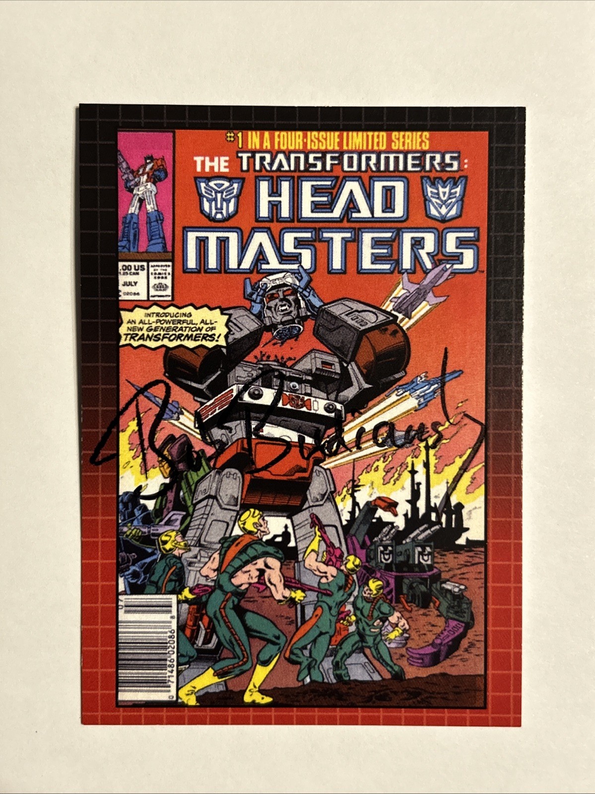 Dynamite Transformers 40th Anniversary Bob Budiansky On Card Auto 1/3 Dynamite Transformers 40th Anniversary Bob Budiansky On Card Auto 1/3