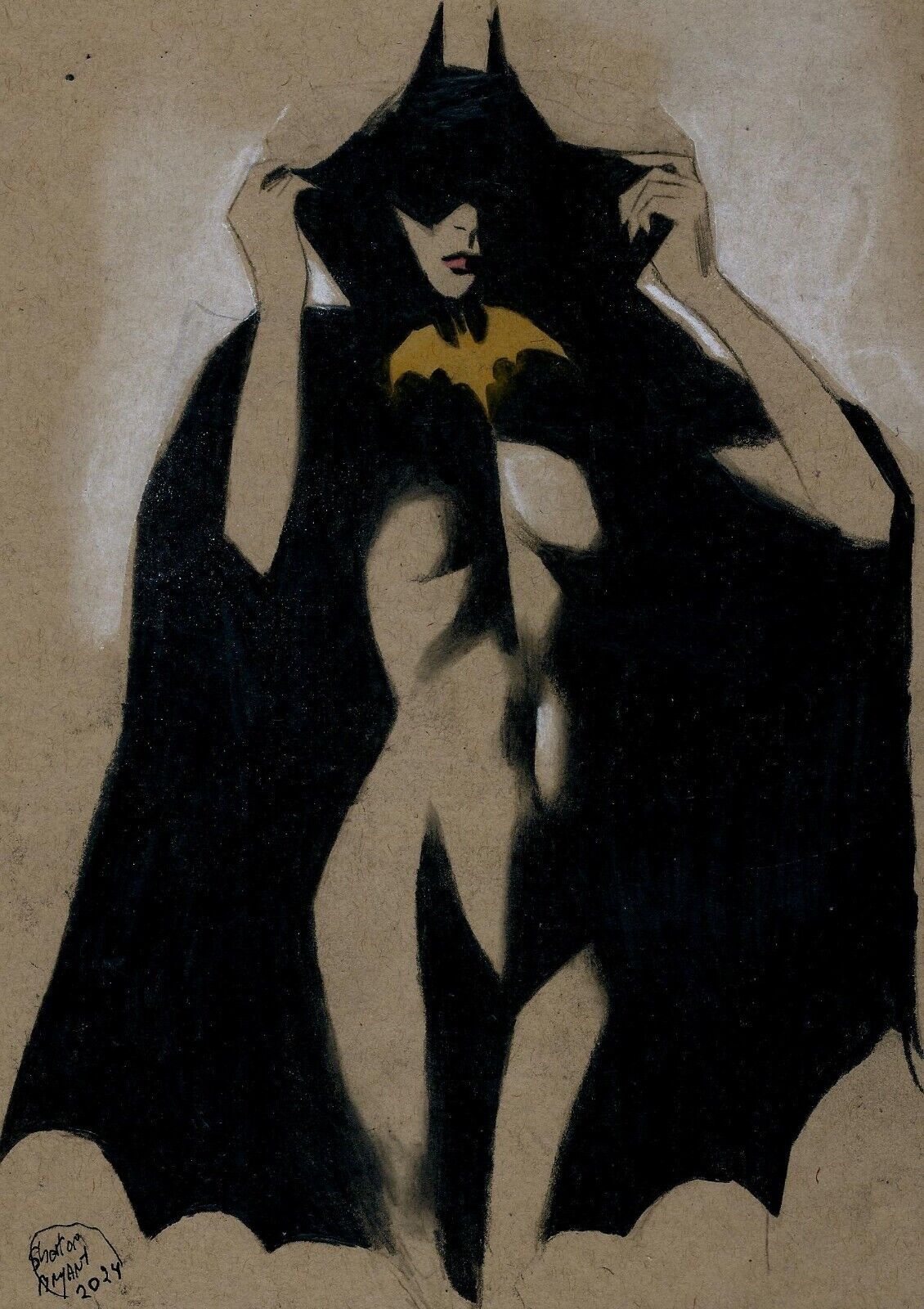 Batgirl: Original Art by Shelton Bryant