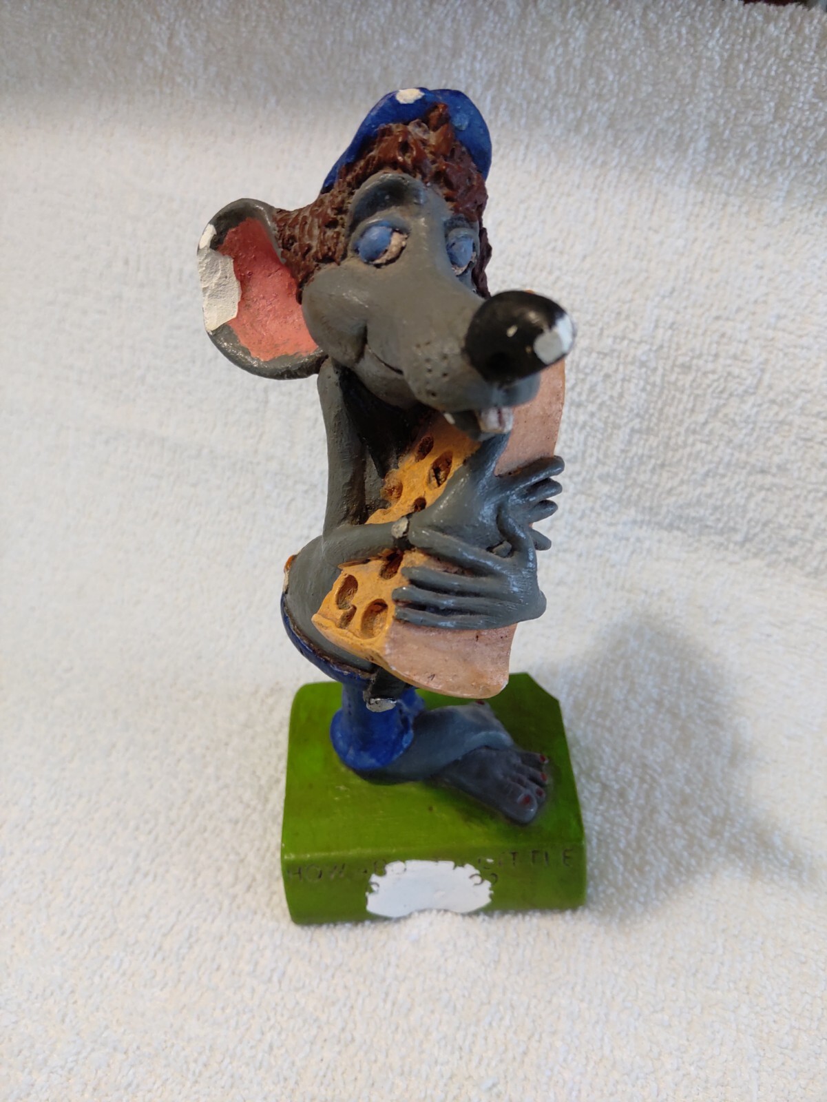 Vtg 1971 Clay Ceramic Mouse "How About A Little Piece" by Artist Michael McKie Vtg 1971 Clay Ceramic Mouse "How About A Little Piece" by Artist Michael McKie