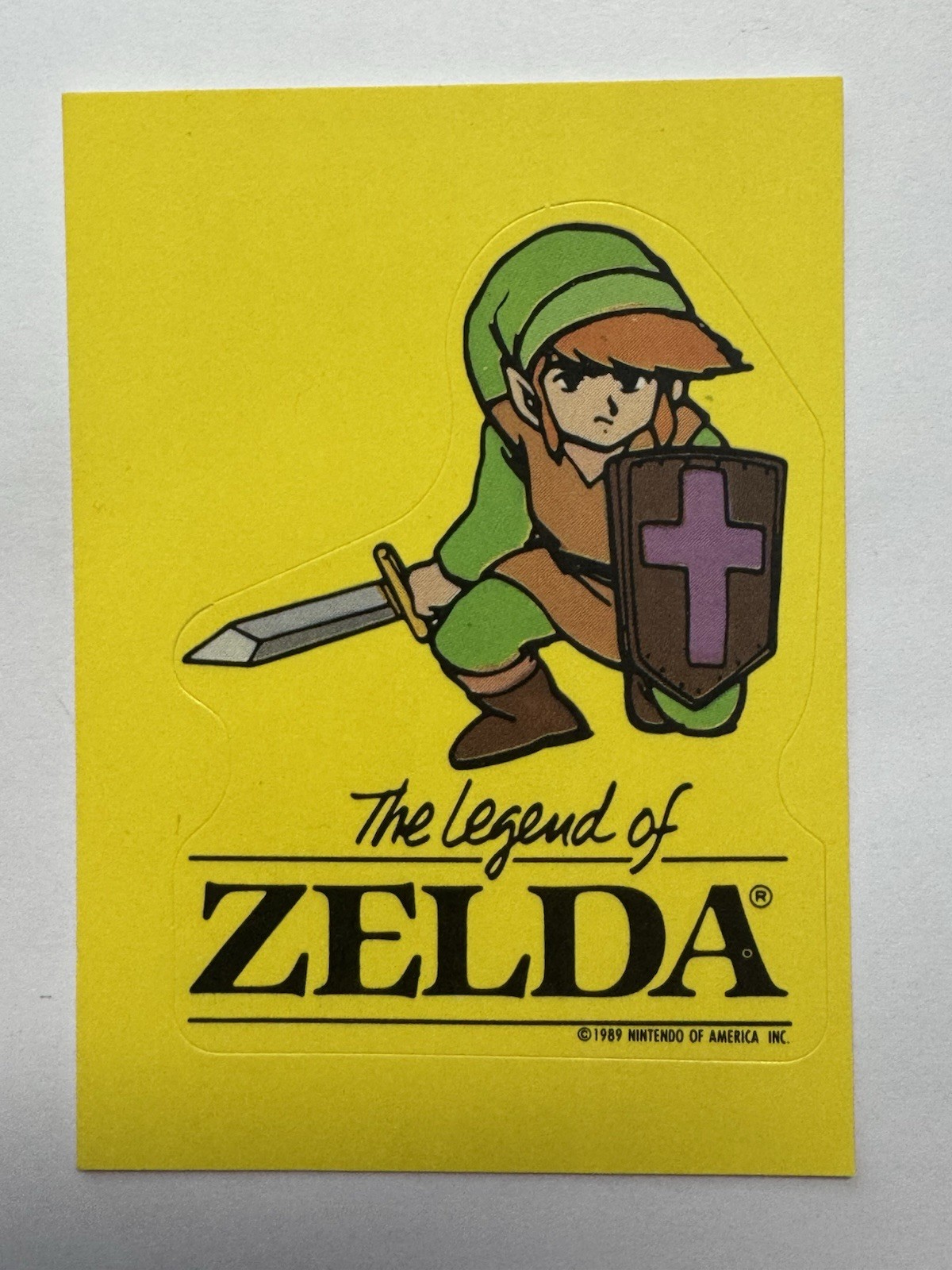 1989 Topps Nintendo The Legend of Zelda #5 Link Game Tip Sticker 1989 Topps Nintendo The Legend of Zelda #5 Link Game Tip Sticker