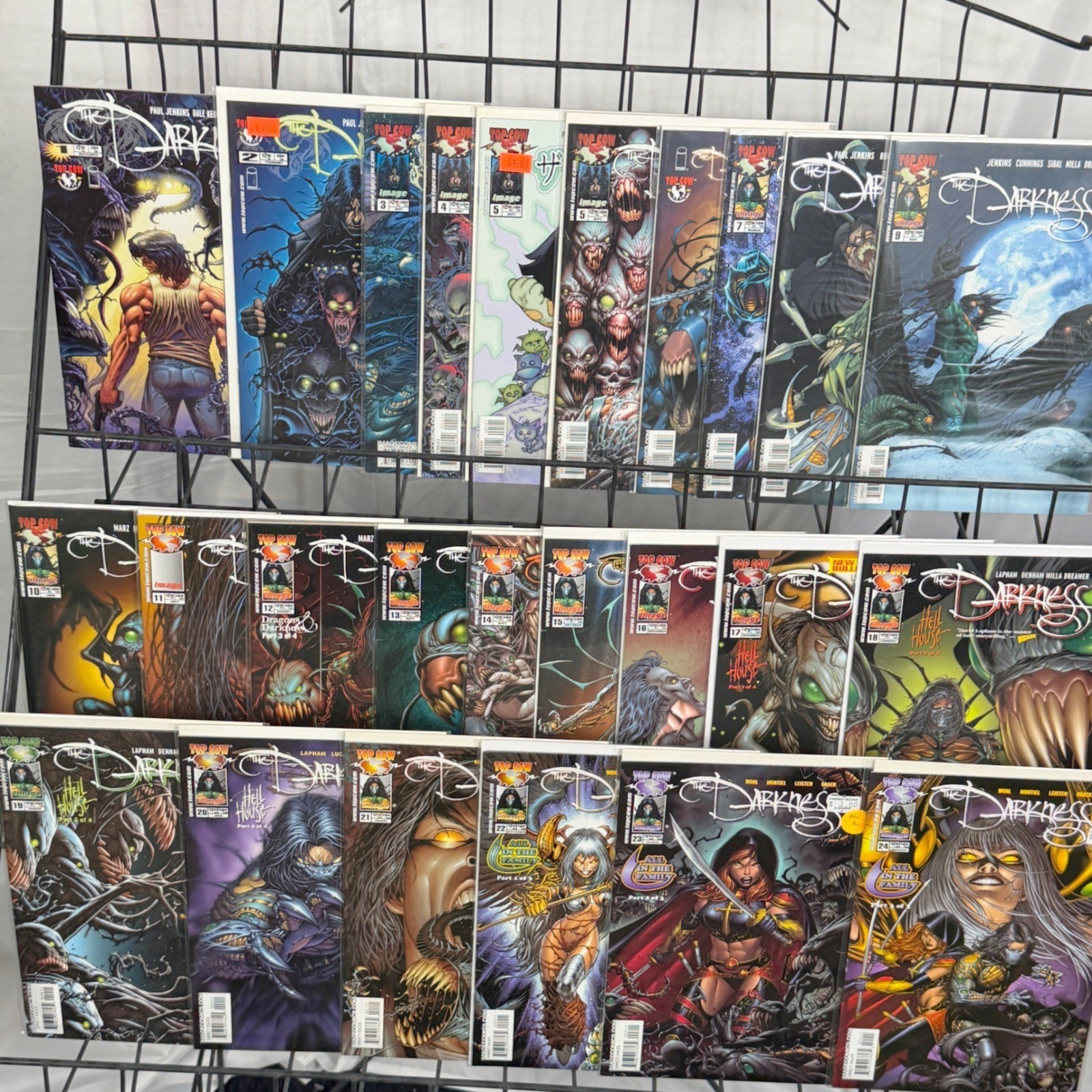 The Darkness Comic Lot 1-24 & #5 variant lot Image Top Cow Jackie Estacado The Darkness Comic Lot 1-24 & #5 variant lot Image Top Cow Jackie Estacado
