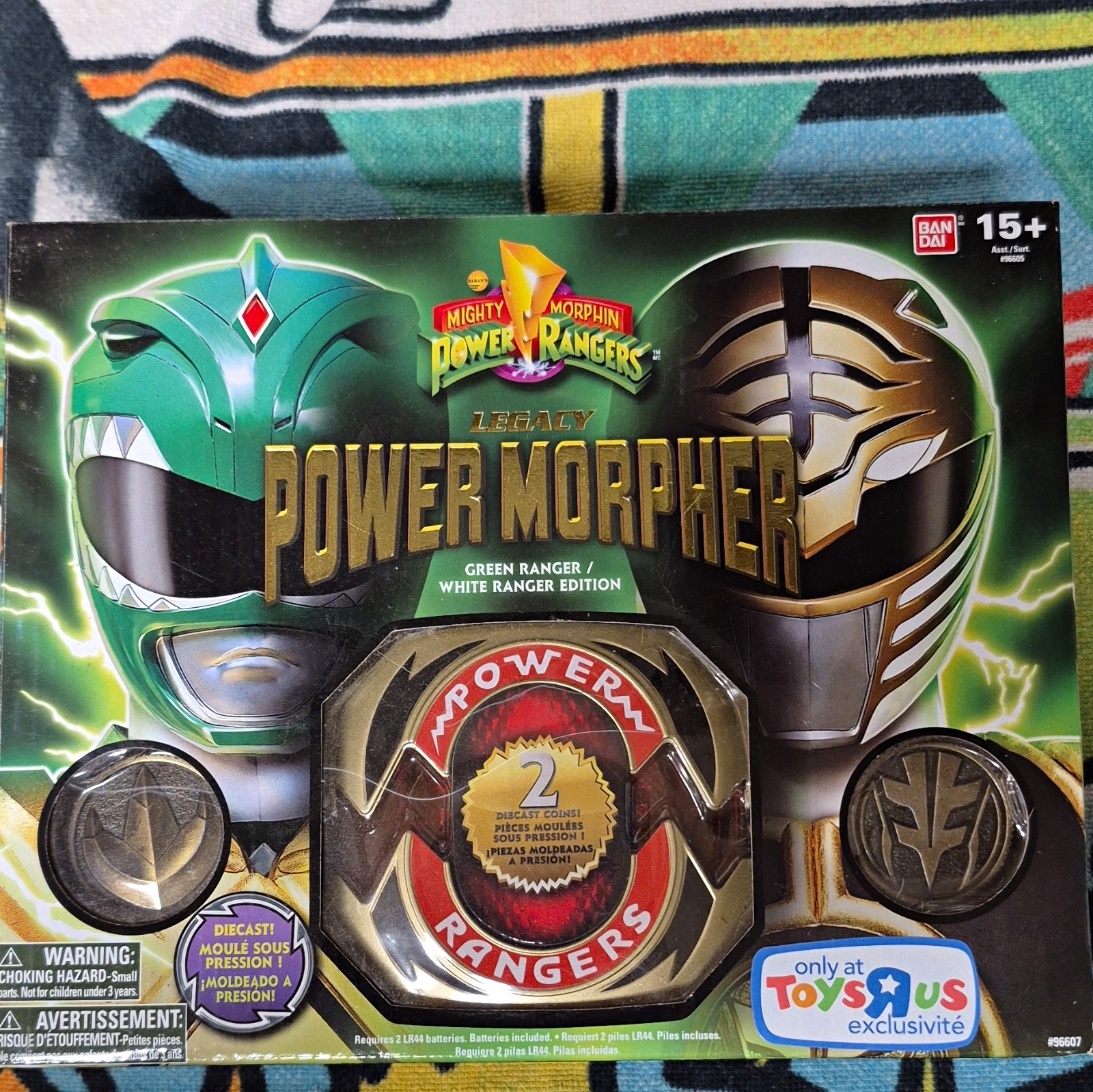Bandai Legacy Mighty Morphin Power Rangers Power Morpher Green/White Exclusive