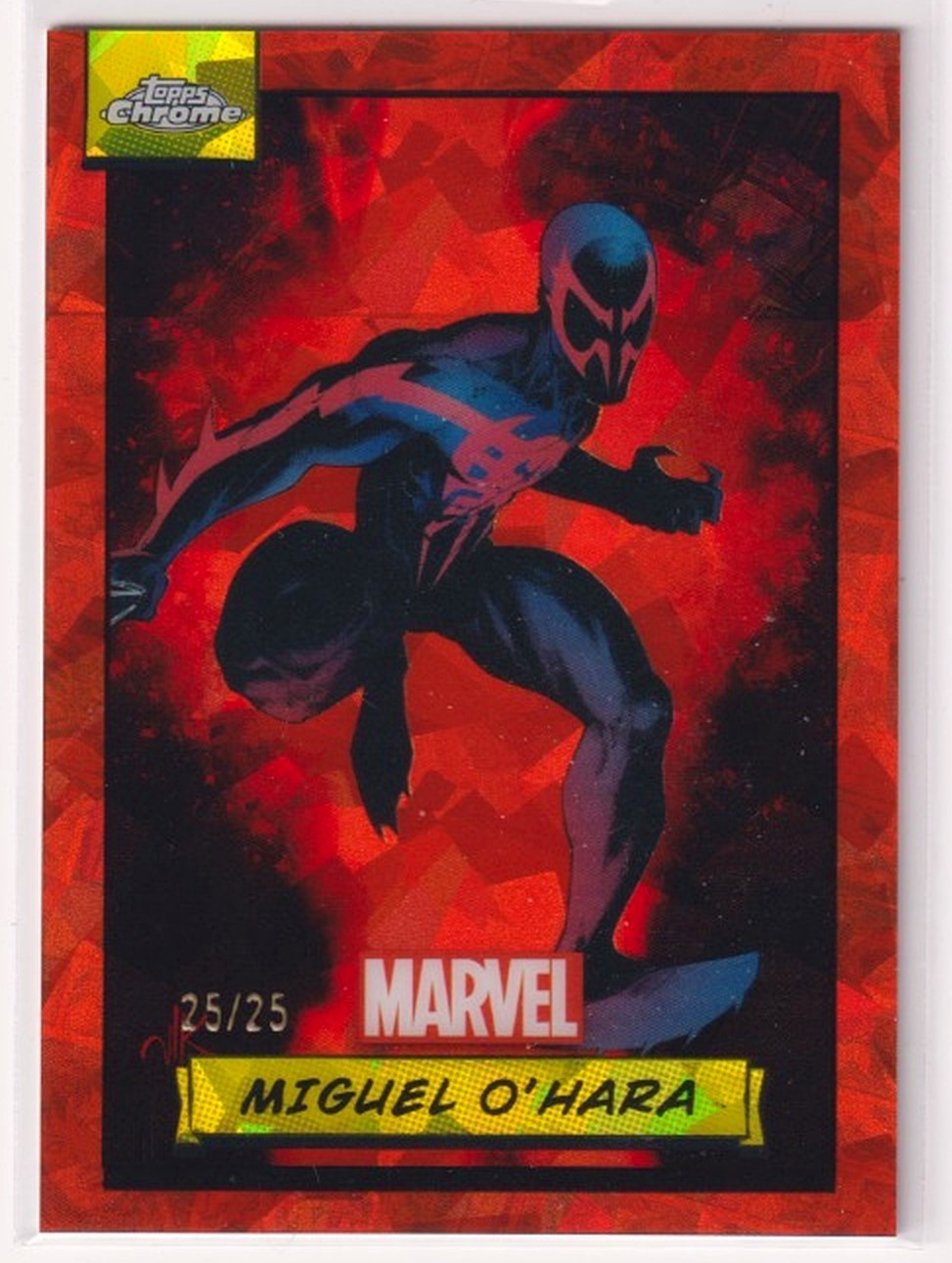 2024 Topps Chrome Sapphire Edition Marvel #14 Miguel O'Hara Orange Sapphire /25 2024 Topps Chrome Sapphire Edition Marvel #14 Miguel O'Hara Orange Sapphire /25