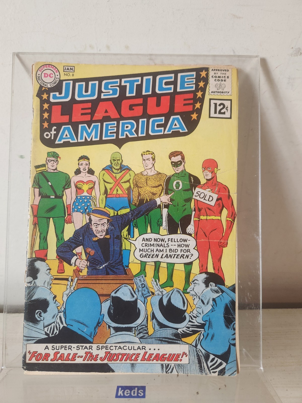 Justice League of America #8 (DC Comics December 1961-January 1962) Justice League of America #8 (DC Comics December 1961-January 1962)