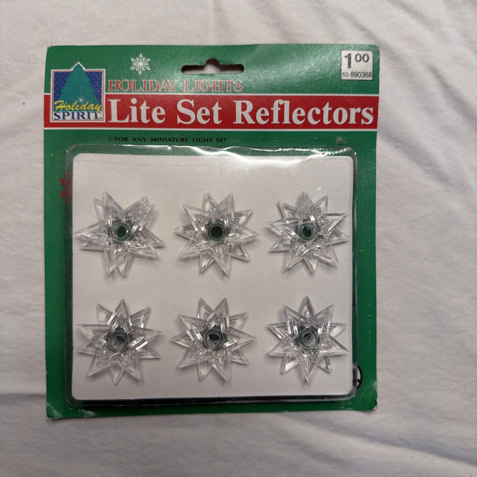 Vintage Lite Set Reflectors Holiday Spirit- New Sealed- Classic Christmas #356 Vintage Lite Set Reflectors Holiday Spirit- New Sealed- Classic Christmas #356