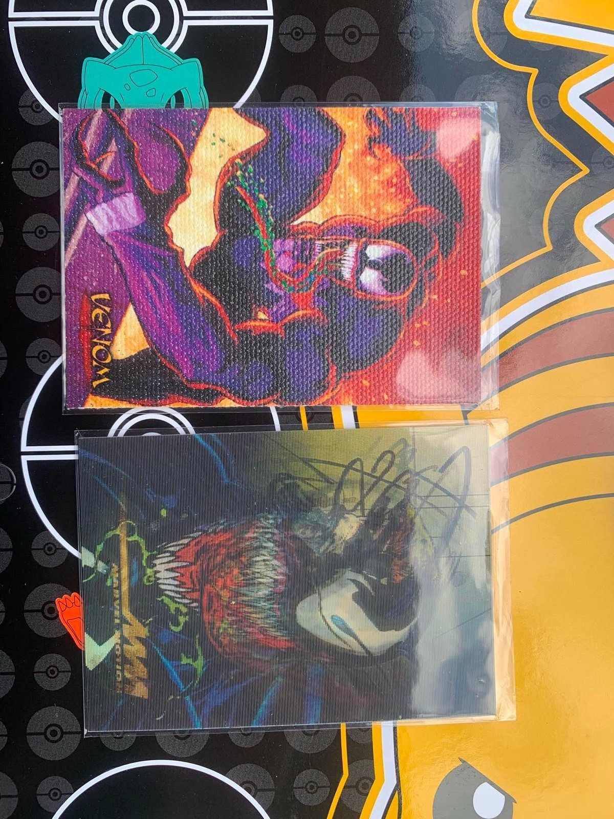 1996 Skybox Venom/Eddie Brock Marvel Motion #22/1996 Skybox  Venom Canvas Chase