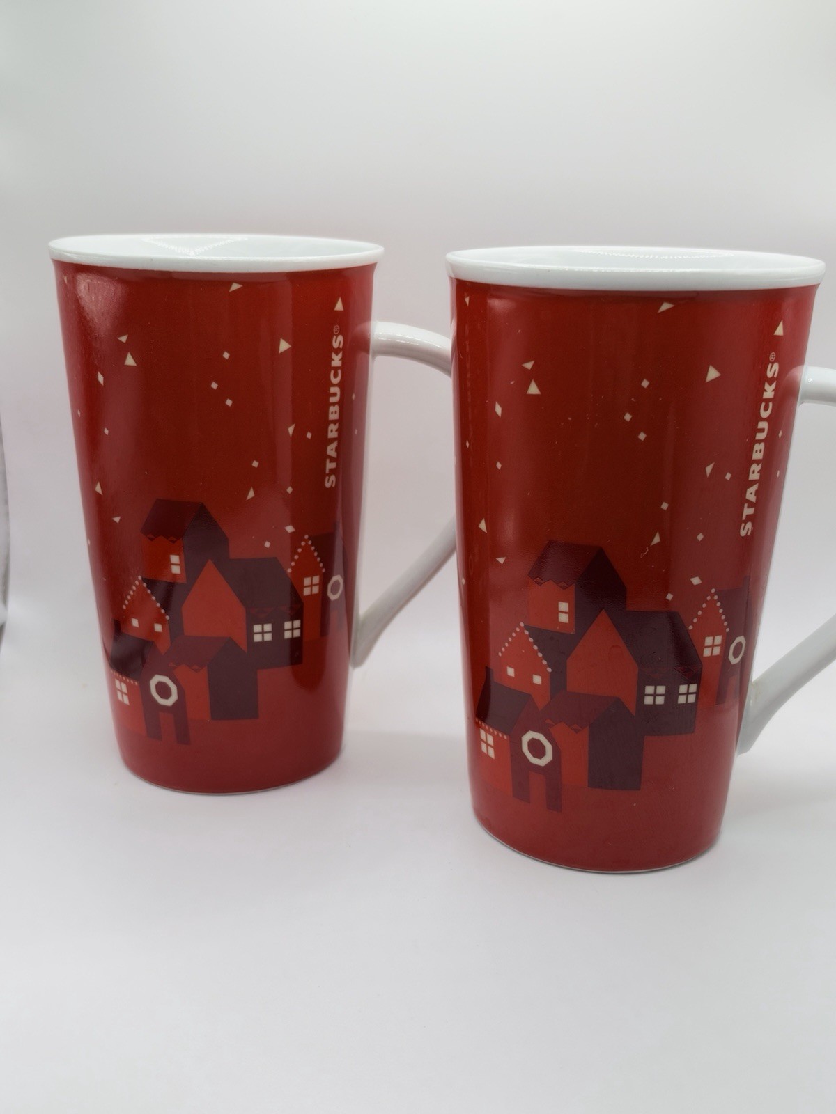Starbucks Christmas Red Village Holiday 3 Piece Set 2 Mugs & Tumbler Starbucks Christmas Red Village Holiday 3 Piece Set 2 Mugs & Tumbler