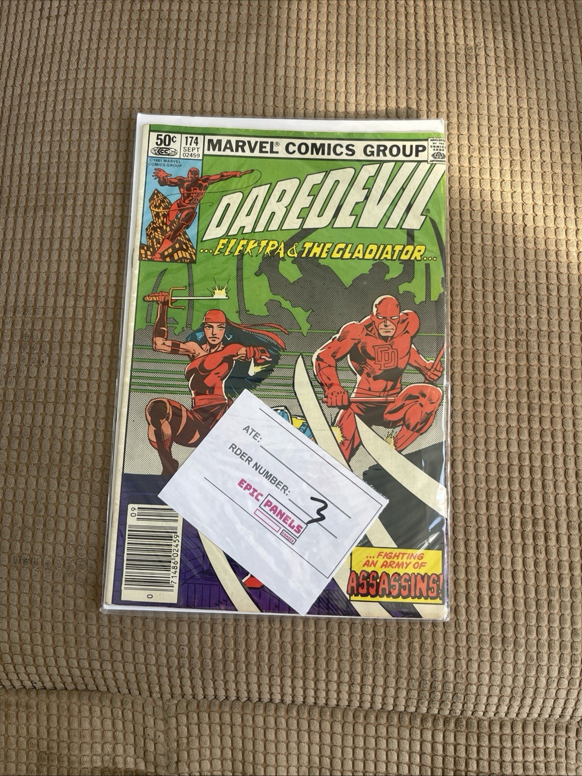 Daredevil 174 (Sept 1981) Elektra returns and 1st App of The Hand Daredevil 174 (Sept 1981) Elektra returns and 1st App of The Hand