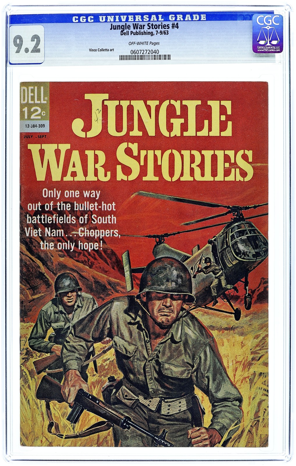 Jungle War Stories #4 CGC 9.2 1963 0607272040 Jungle War Stories #4 CGC 9.2 1963 0607272040
