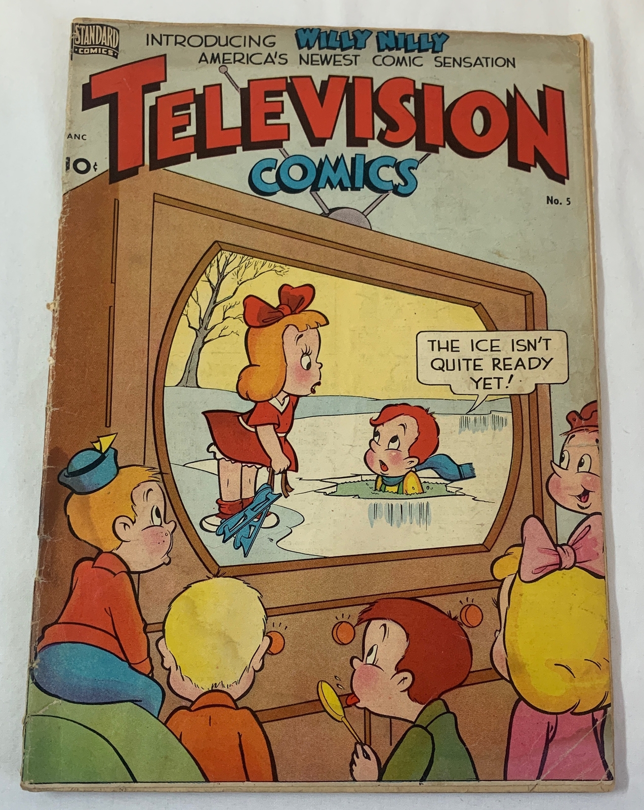 1950 Standard TELEVISION COMICS #5 ~ water damage along bottom 1950 Standard TELEVISION COMICS #5 ~ water damage along bottom
