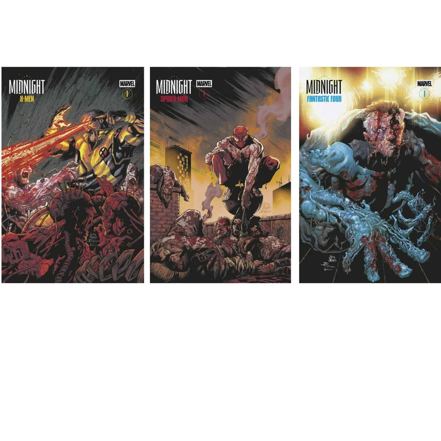 Midnight X-Men/Spider-Man/Fantastic Four: #1 [Midnight Bloodbath CVR B Set] 2026