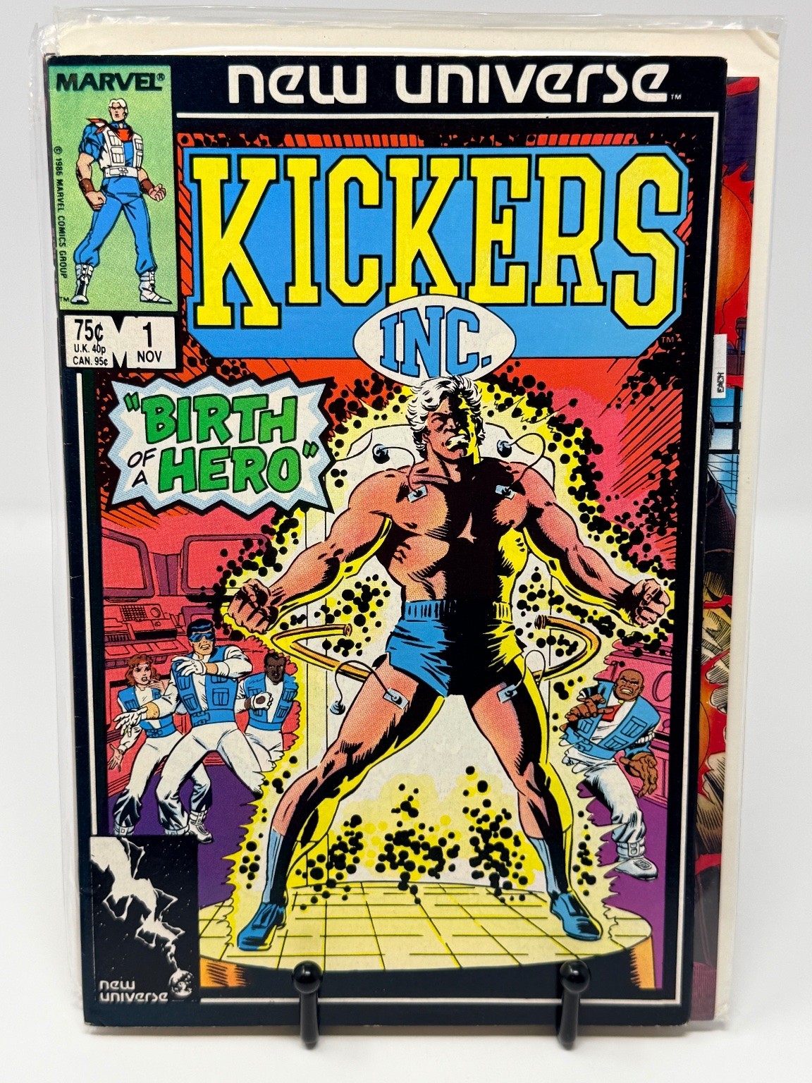Kickers Inc. #1 Marvel Comics New Universe 1986 Birth of a Hero Kickers Inc. #1 Marvel Comics New Universe 1986 Birth of a Hero