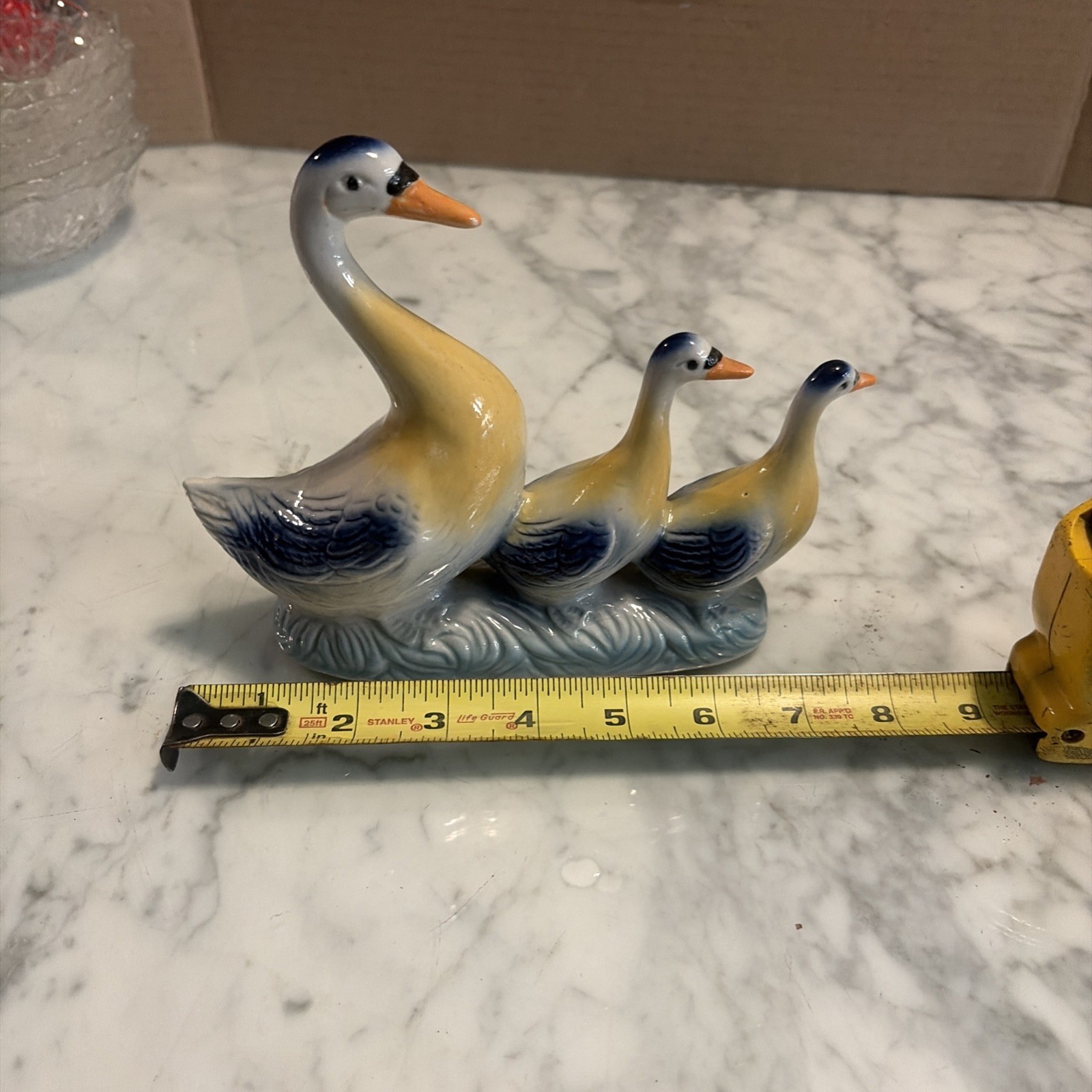 Vintage Ceramic Ducks In A Row Family Figurine Made In Brazil 1950s MCM Vintage Ceramic Ducks In A Row Family Figurine Made In Brazil 1950s MCM