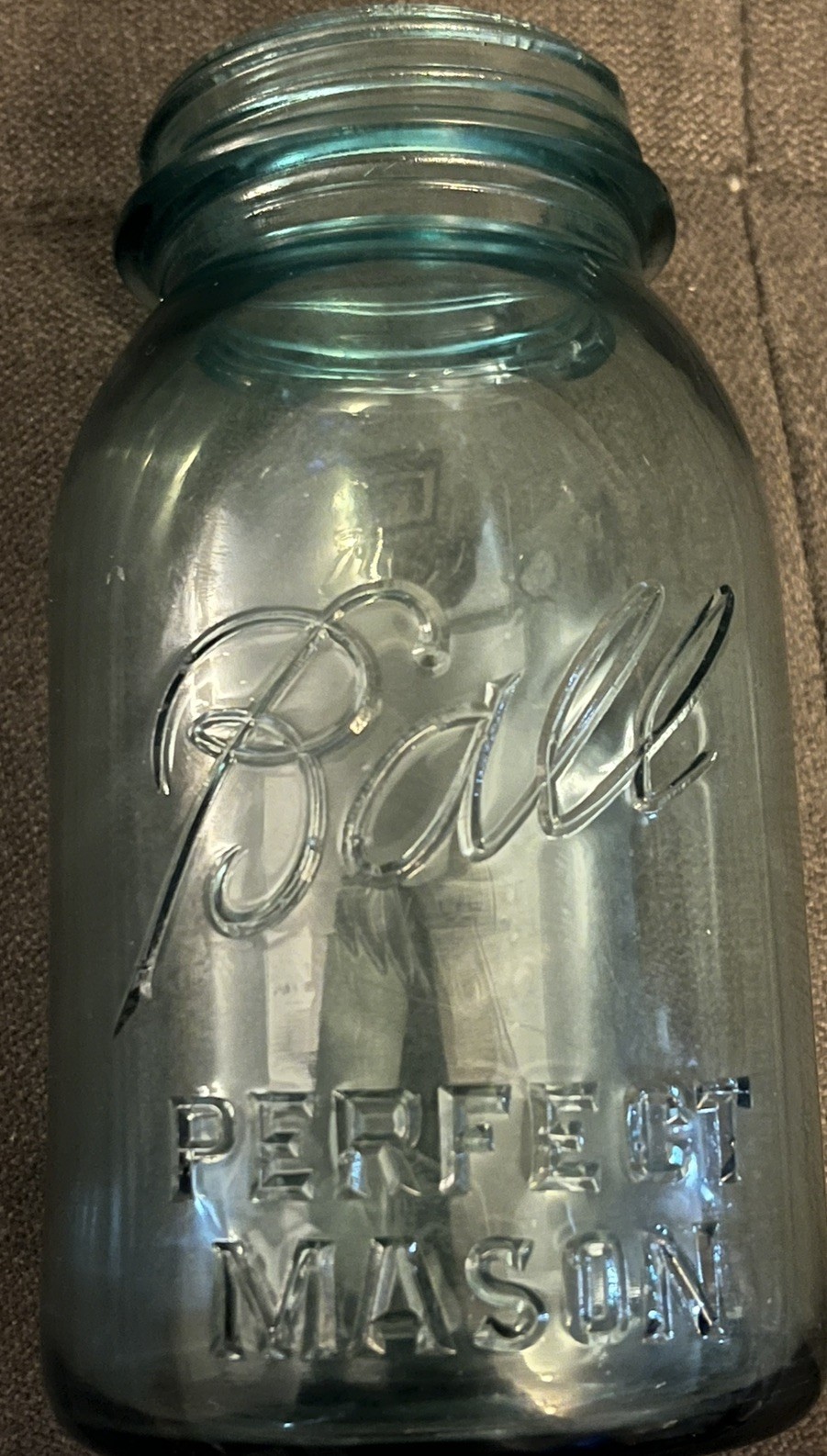 Vintage Ball mason jar Aqua blue Perfect Mason Jar antique 1923-1933 #5 Vintage Ball mason jar Aqua blue Perfect Mason Jar antique 1923-1933 #5