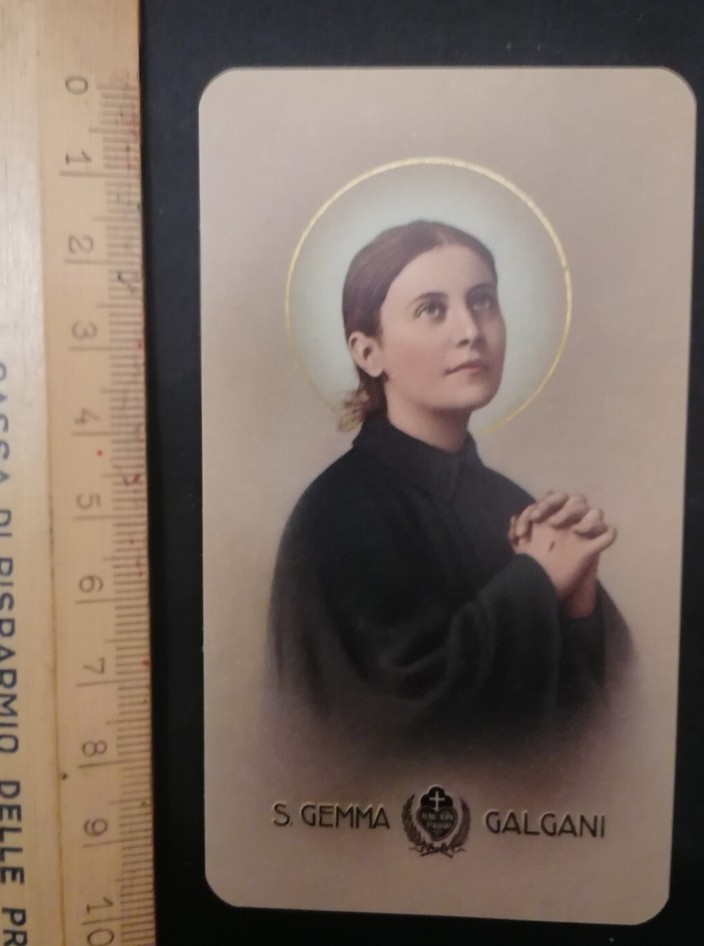 Santino, Holy Card, S. Gemma Galgani Santino, Holy Card, S. Gemma Galgani