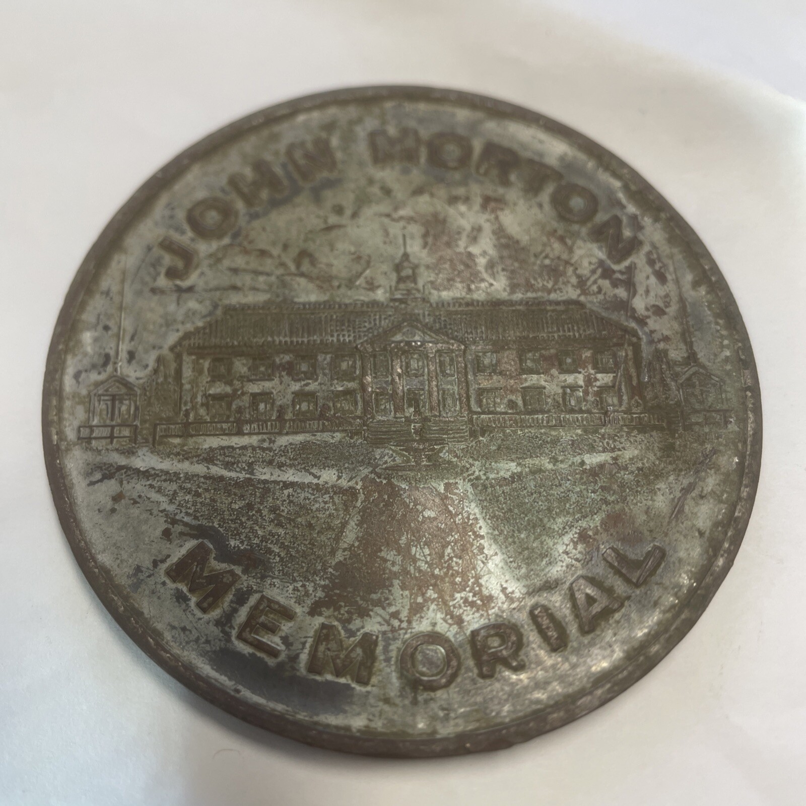 Rare John Morton Memorial Medallion RARE Piece Of American History 1920’s Rare John Morton Memorial Medallion RARE Piece Of American History 1920’s