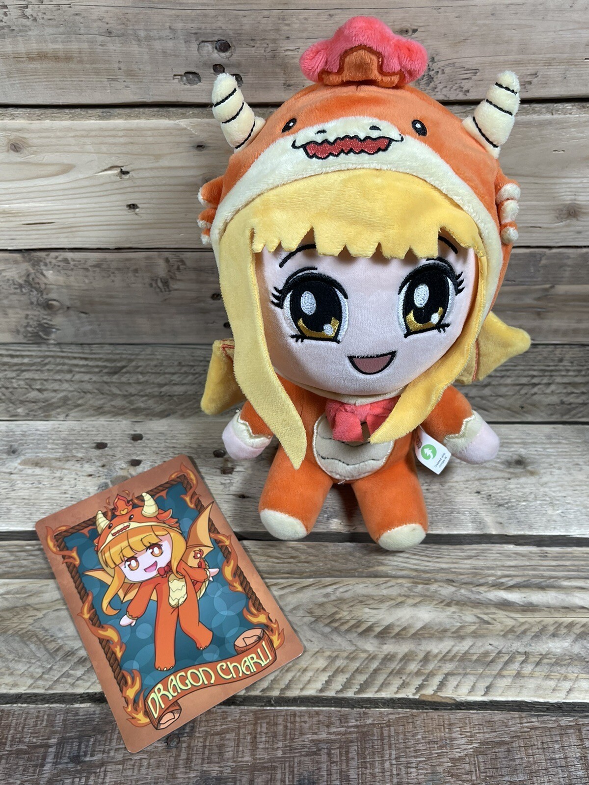 Fire Dragon Charli Inquisitor Master Plush 2020 with Card Juniper Slumber Roblox