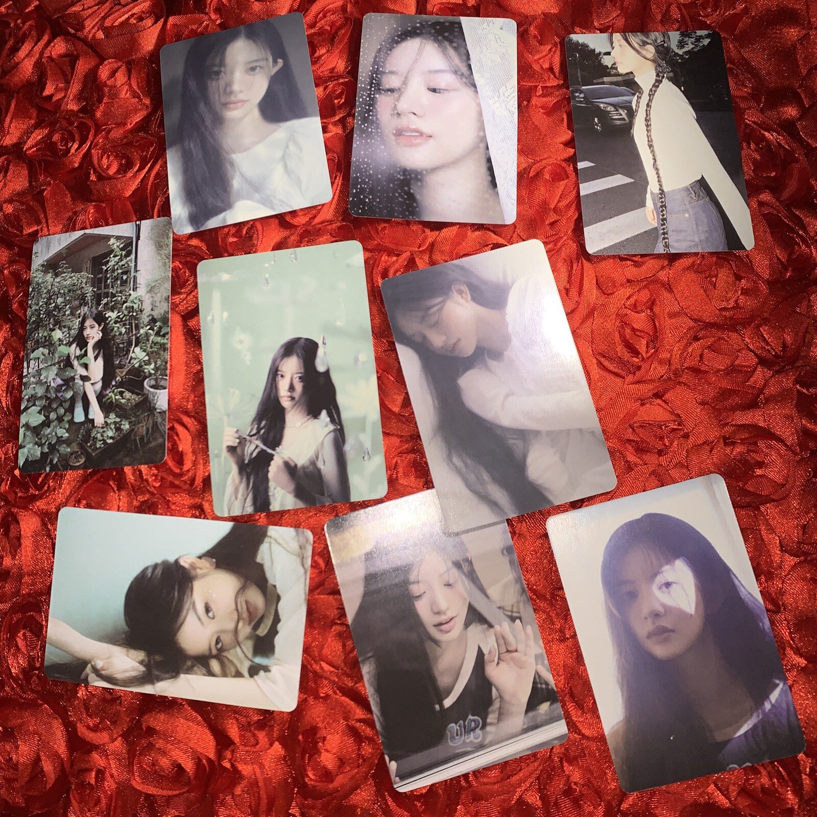 MINJU ILLIT Purple Edition Celeb K-pop Girl Photo Card BUNDLE 9 MINJU ILLIT Purple Edition Celeb K-pop Girl Photo Card BUNDLE 9