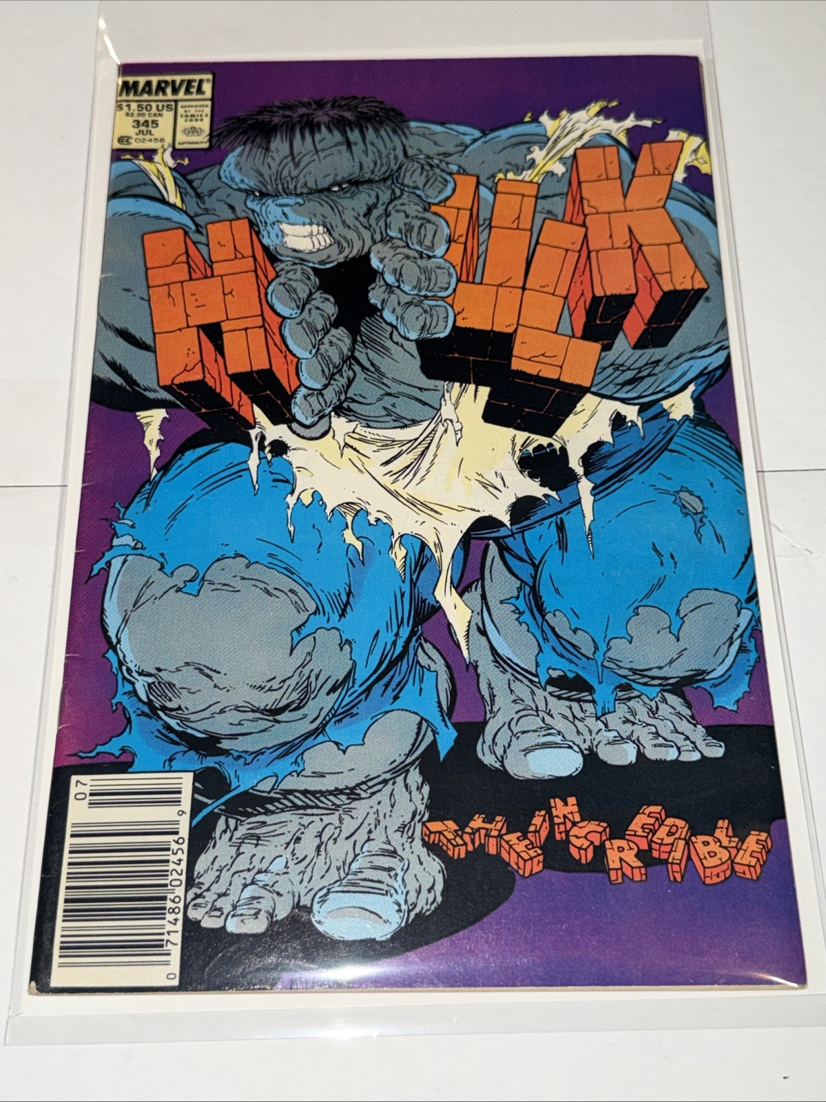 Incredible Hulk, The #345 (Newsstand) Marvel Todd Mcfarlane Cover Peter David Incredible Hulk, The #345 (Newsstand) Marvel Todd Mcfarlane Cover Peter David