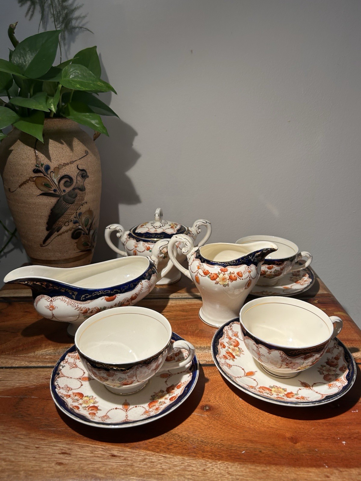 Rare Find 1920s Myott & Sons Rosemary Tea Set England Set Of 9 Rare Find 1920s Myott & Sons Rosemary Tea Set England Set Of 9