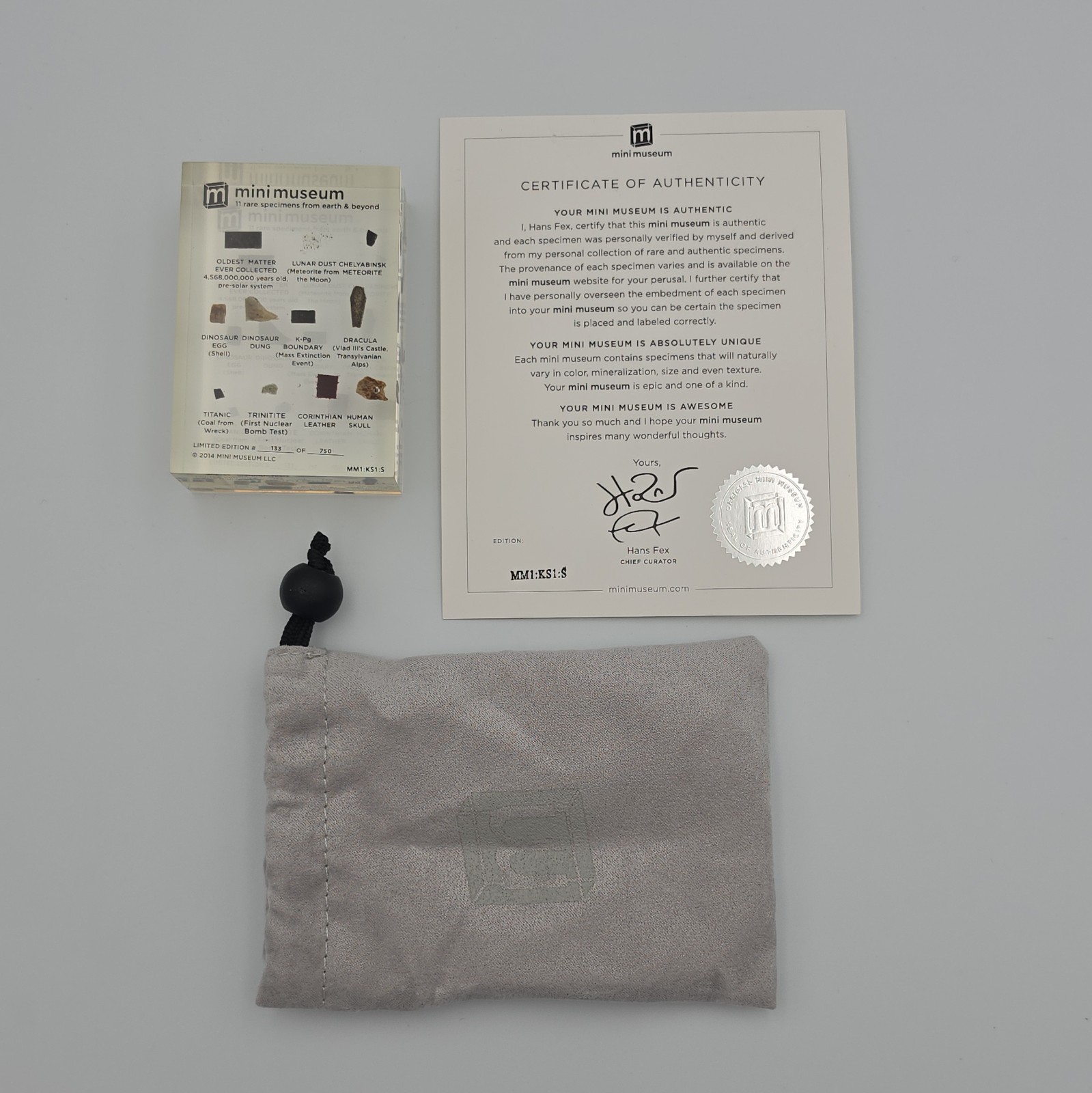 Mini Museum 1st Edition Kickstarter - Small - MM1:KS1:S - LE 133 Of 750 Mini Museum 1st Edition Kickstarter - Small - MM1:KS1:S - LE 133 Of 750