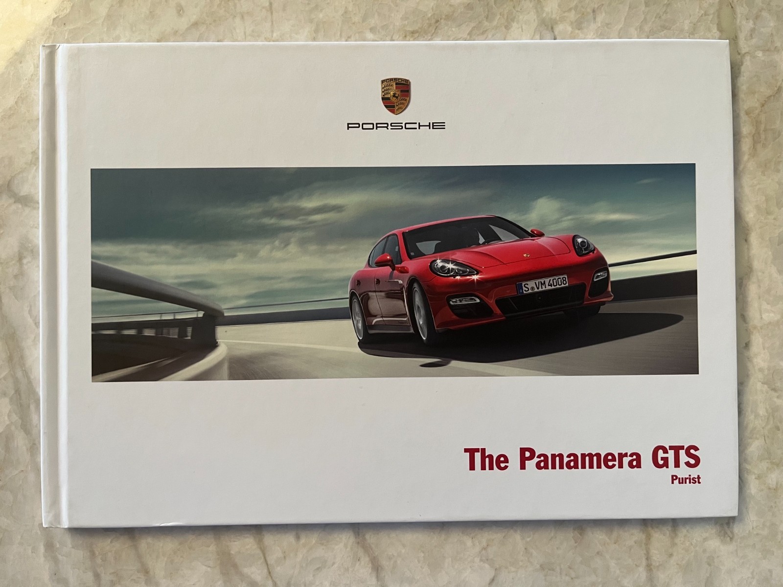 PORSCHE 2nd EDITION PANAMERA GTS HARDBACK PRESTIGE SALES BROCHURE 2012 2013 USA