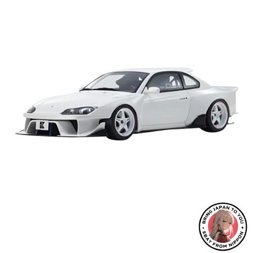 Kyosho Samurai 1/18 Nissan Silvia S15 Khyzyl Saleem White Finished Model Kyosho Samurai 1/18 Nissan Silvia S15 Khyzyl Saleem White Finished Model