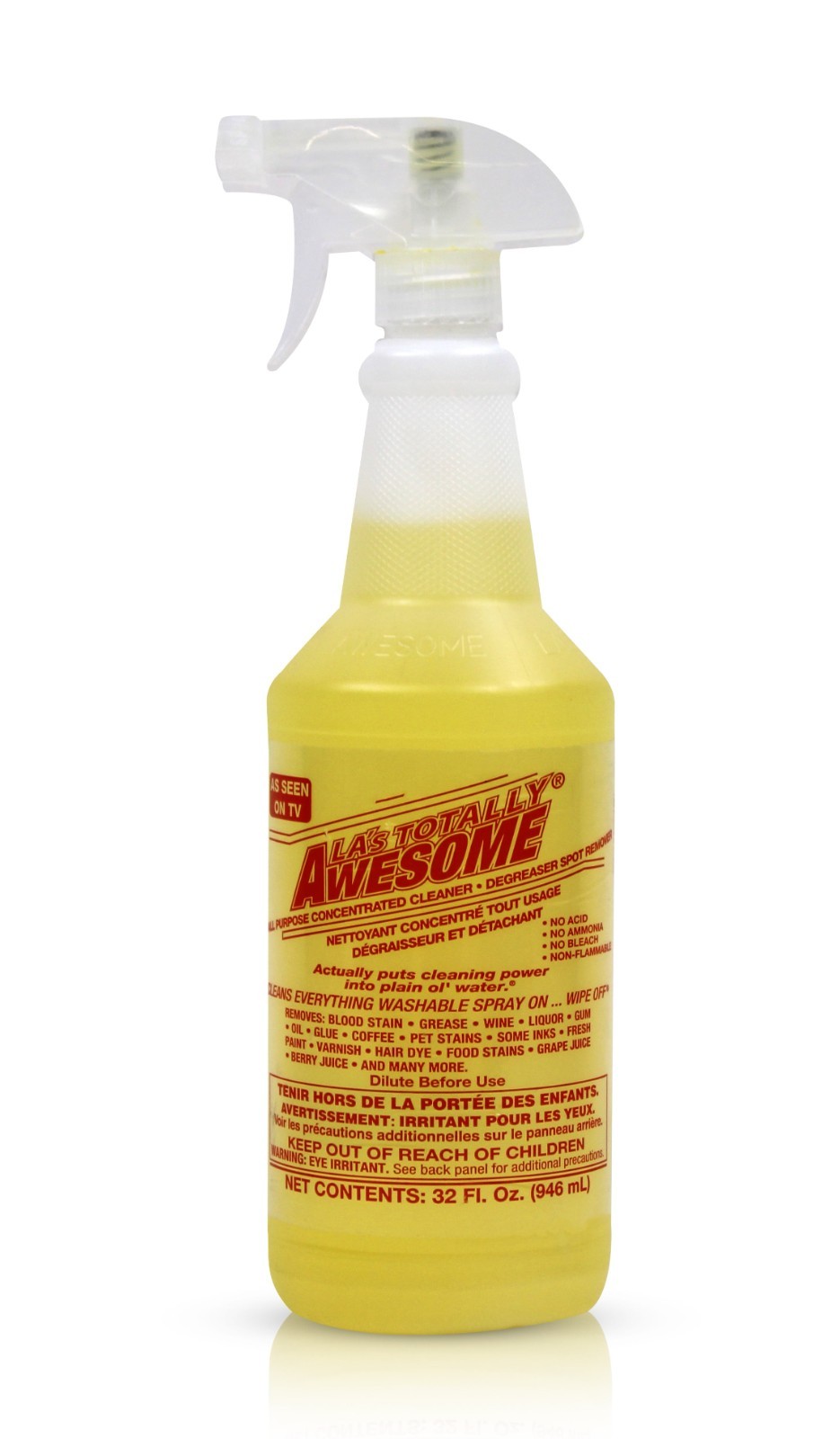 LA's Totally Awesome All Purpose Cleaner & Degreaser, Original, 32 fl oz, Spray LA's Totally Awesome All Purpose Cleaner & Degreaser, Original, 32 fl oz, Spray
