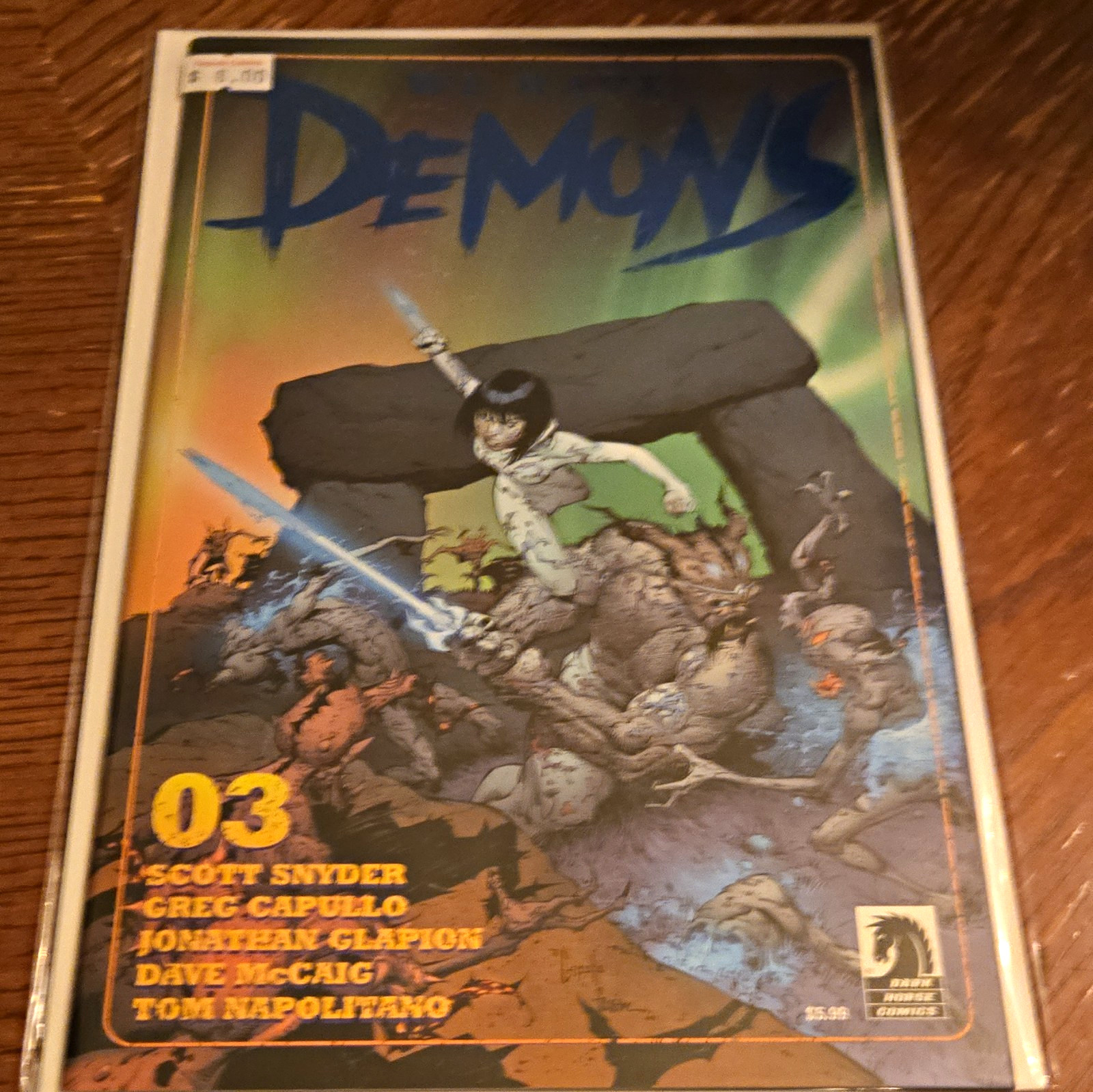 Demons #03 Dark Horse Comics Single Issue Color Comic Book Snyder Capullo Demons #03 Dark Horse Comics Single Issue Color Comic Book Snyder Capullo