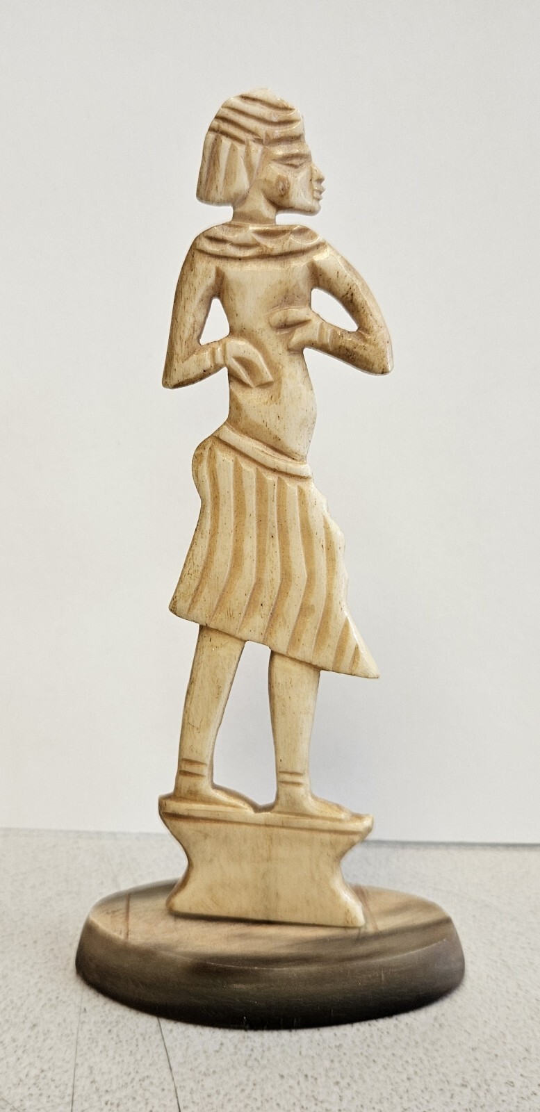 Vintage Ancient EGYPT Woman or Queen Camel Carving Statue Figurine Vintage Ancient EGYPT Woman or Queen Camel Carving Statue Figurine